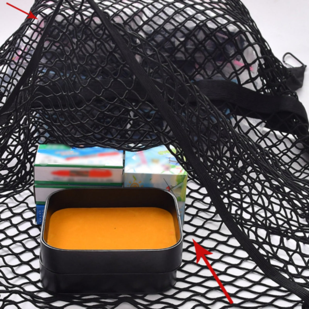 High Elasticity Pickup Truck Bed Net Includes Hooks Truck Cargo Net