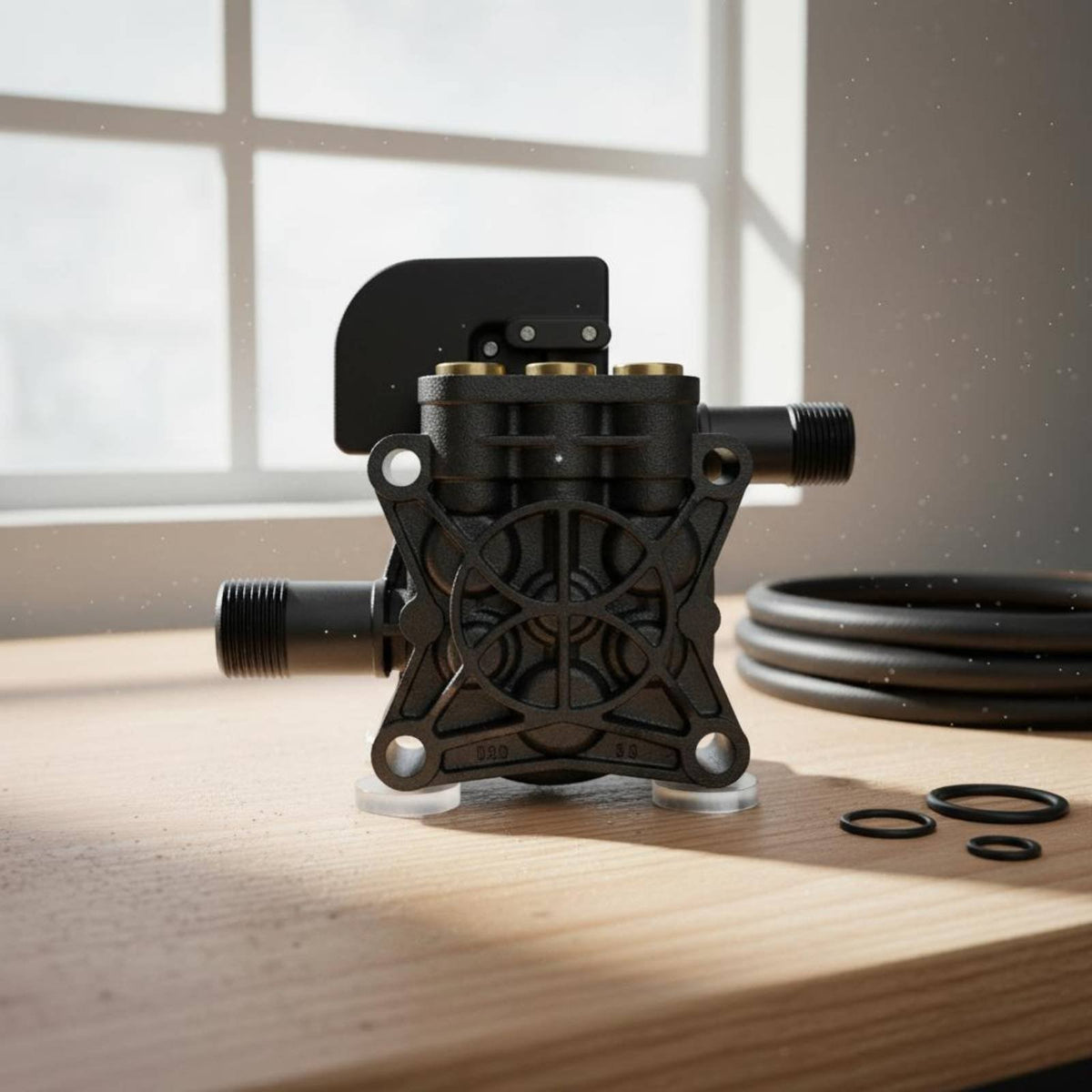 High Pressure Washer Pump Head, Portable Car Washer Water Pump Assembly, Home Cleaning Accessory