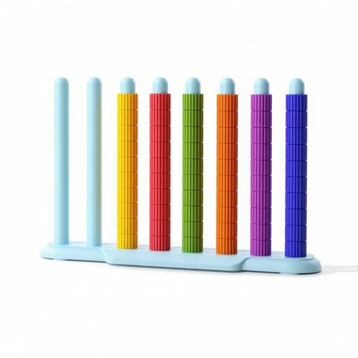 Stacking Game with Challenge Cards Interactive Disc Stacking Game Color Sorting Puzzle Educational Problem-Solving