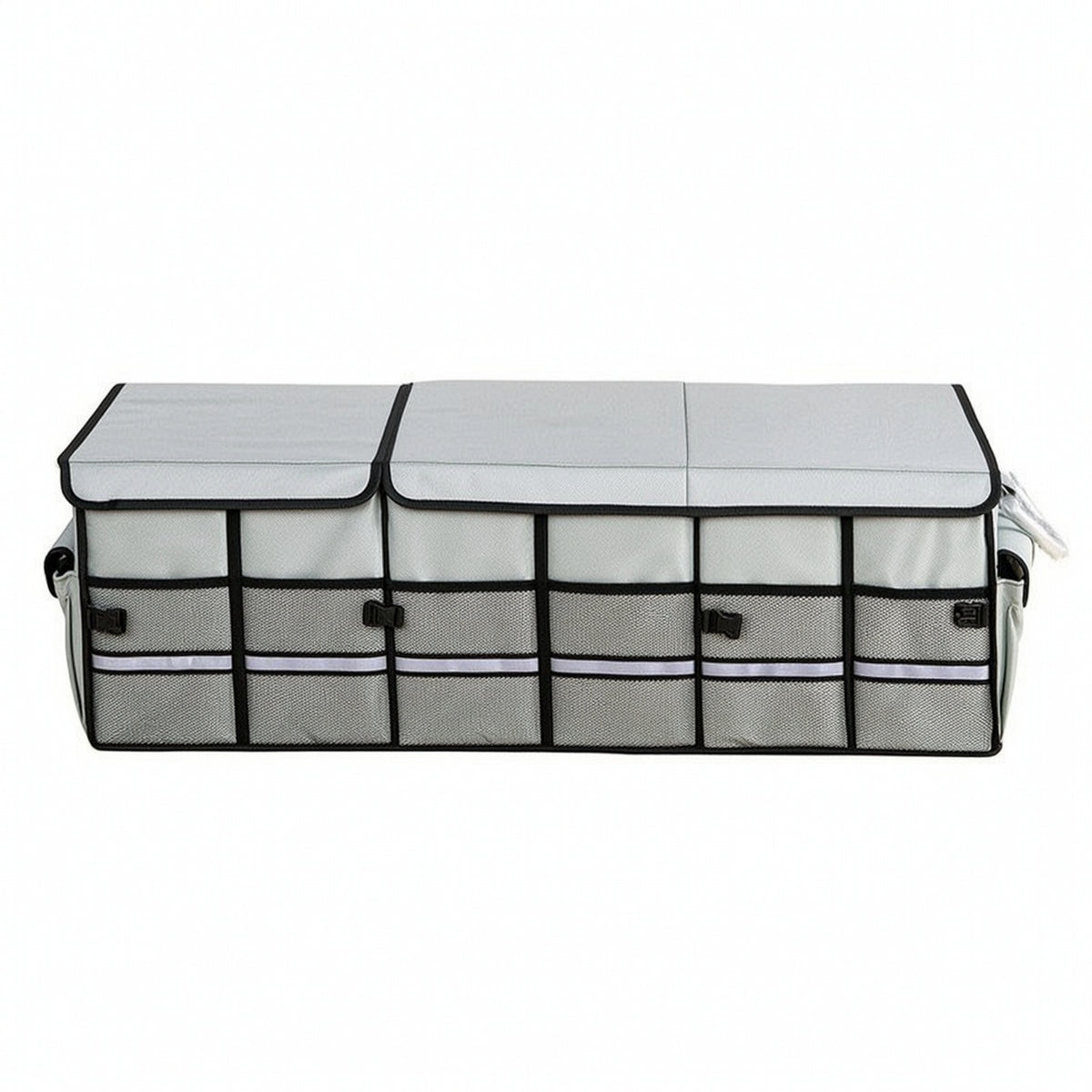 Car Trunk Organizer with Lid Large Capacity Trunk Organizer with Lid Portable Waterproof for Travelers, Road Trips