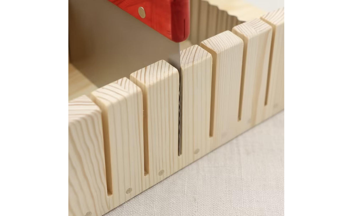 Soap Cutting Box Wooden Soap Slicer with Cutting Frame Tool for Workshops