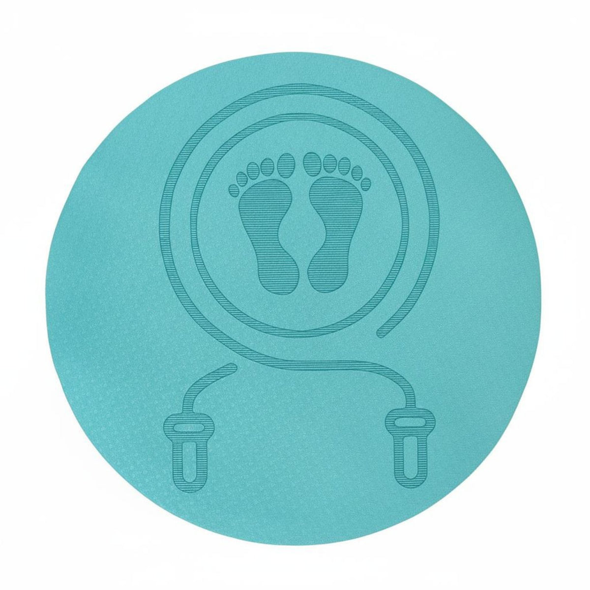 Round Jump Rope Mat Soundproof Circular Skipping Mat Non-Slip Fitness Equipment for Home Gym