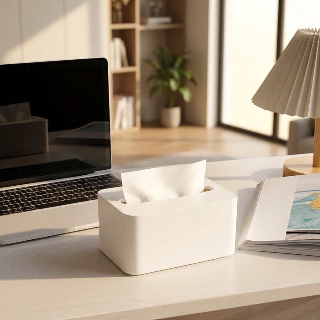 Baby Wipes and Wet Wipes Storage Box for Home Office, Multi-purpose Container for Office Desk, Modern Minimalist Tissue Box, Car Accessory