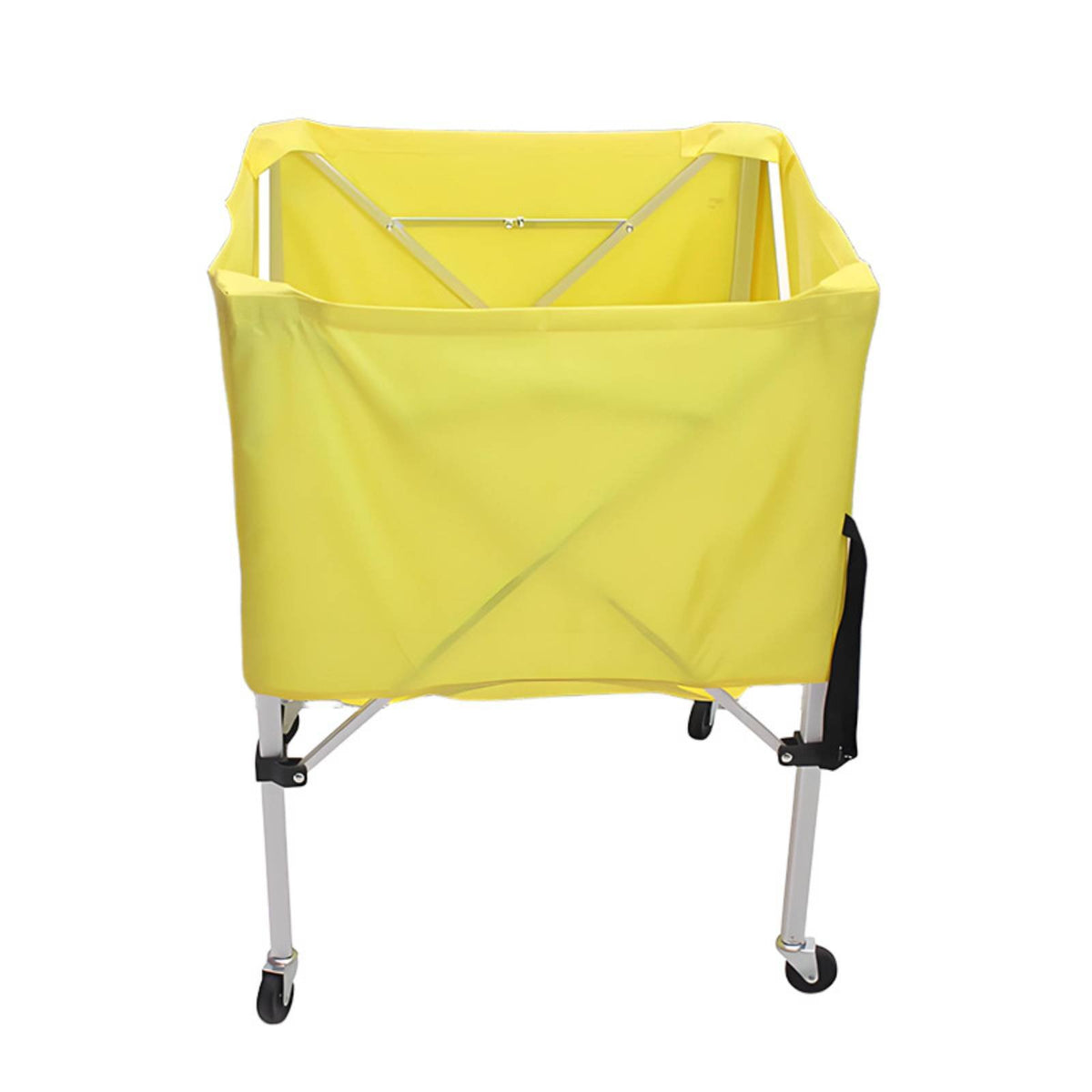 Foldable Ball Cart Space Saving Folding Ball Cart Large Capacity for Teachers, Coaches, Kindergarten, Outdoor, School