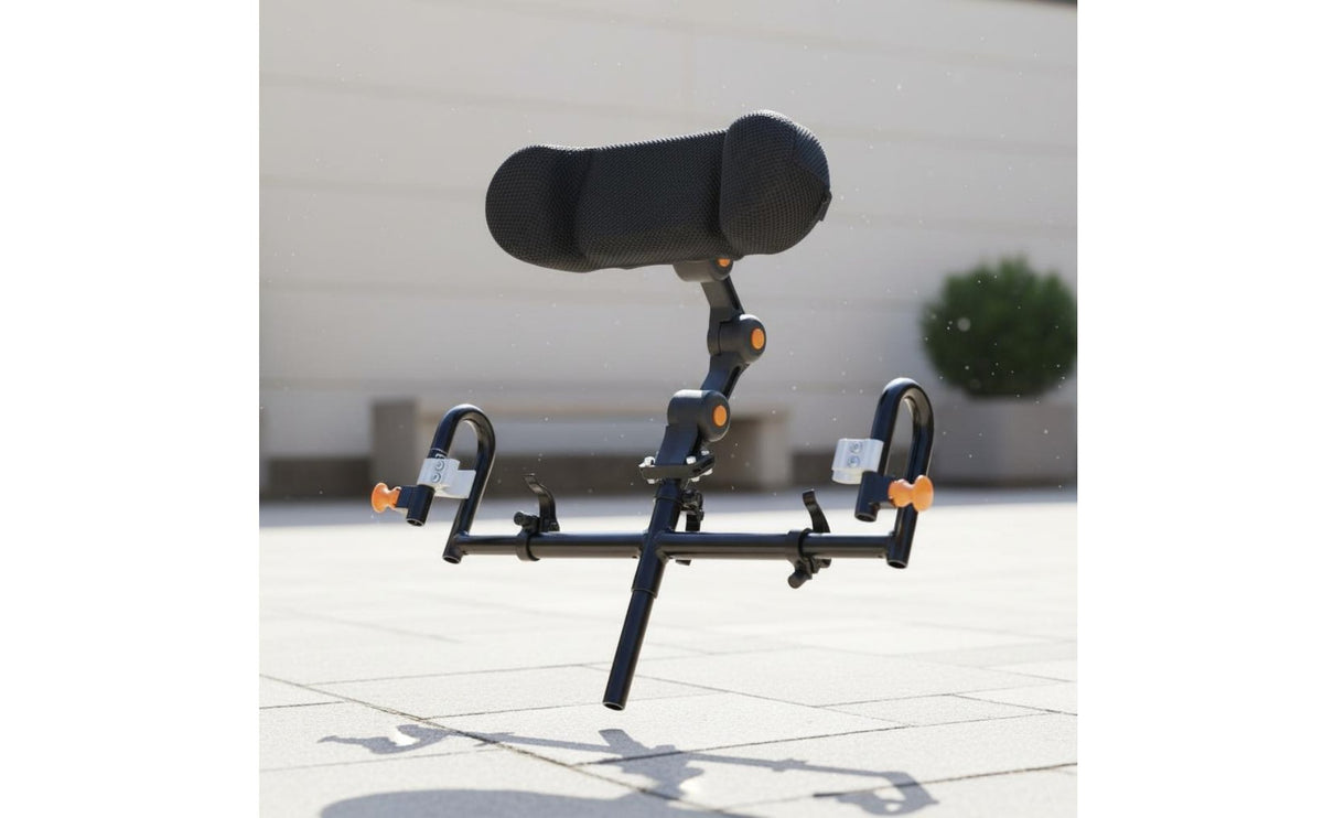 Wheelchair Headrest Aluminum Alloy Frame Adjustable Wheelchair Headrest