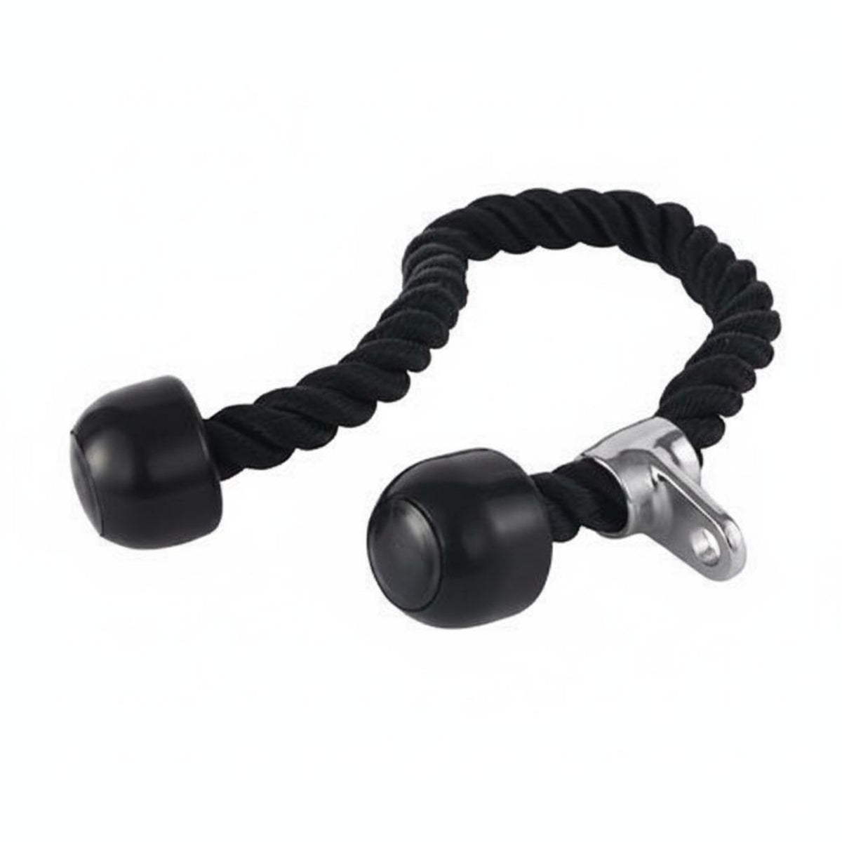 Triceps Rope Metal Clip Pull down Rope Heavy Duty Lat Pulldown Handle for Gym