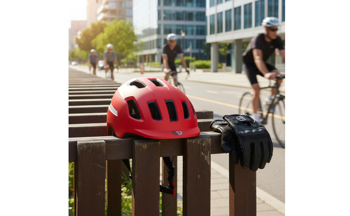 Town Bike Helmet Adjustable Cycle Helmet Comfortable Sports Gear for Adults
