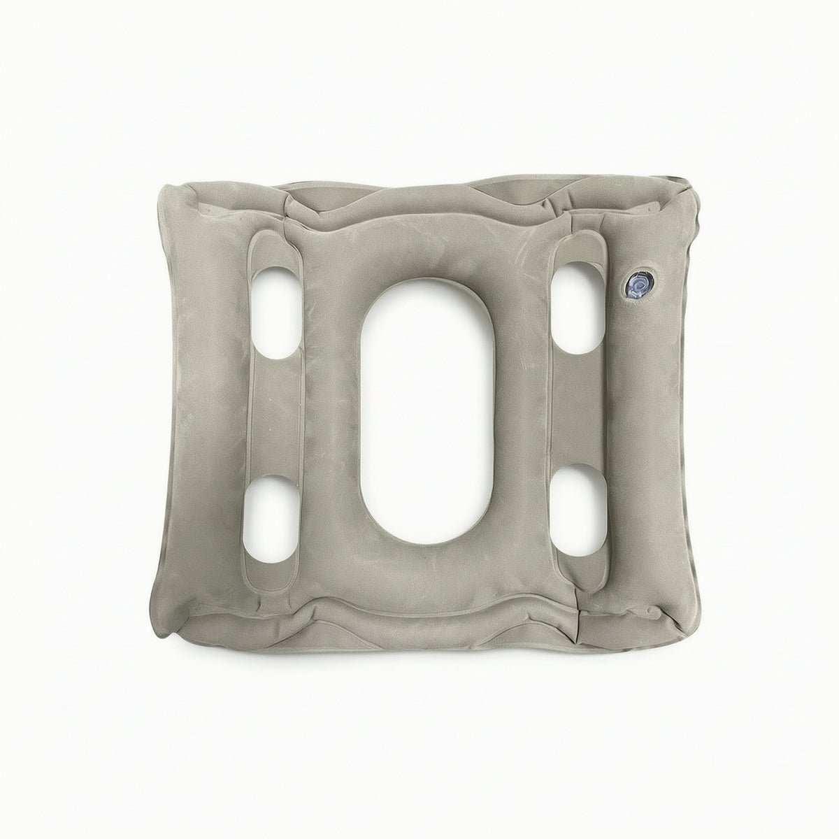 Lightweight Inflatable Seat Cushion Portable Inflatable Cushion with Flocked Surface Pressure-Relieving Compact for Travelers, Office Workers, Travel, Home