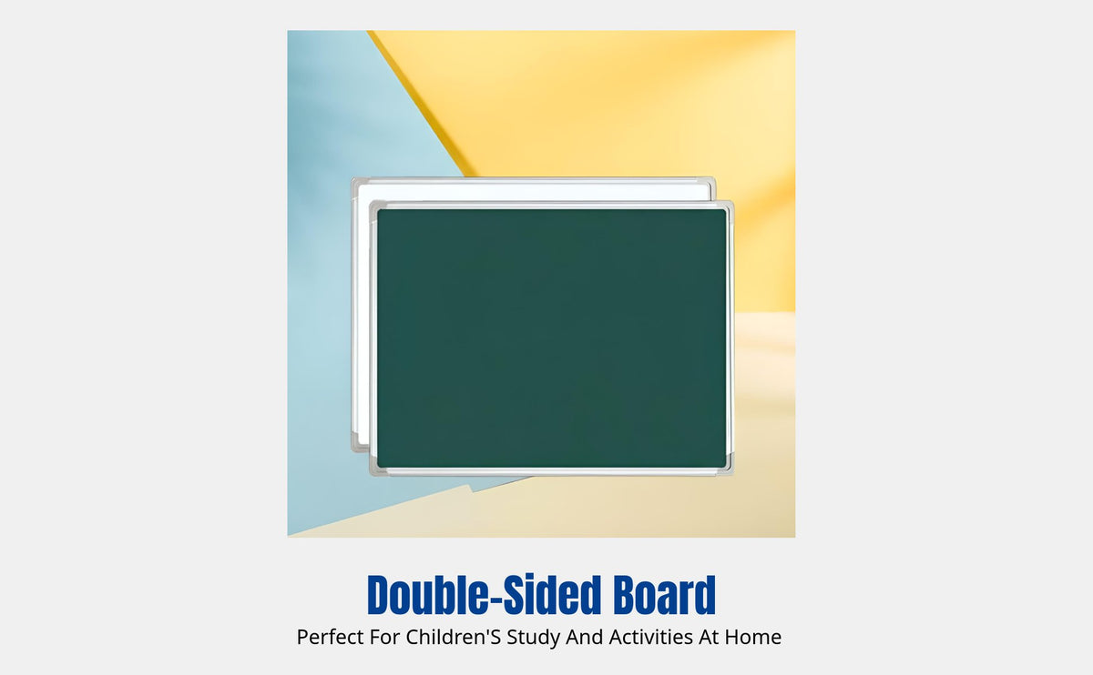 Hanging Blackboard & Whiteboard, Double-Sided, Kids Home Teaching, Wall Sticker, Easy Wipe, Multiple Sizes