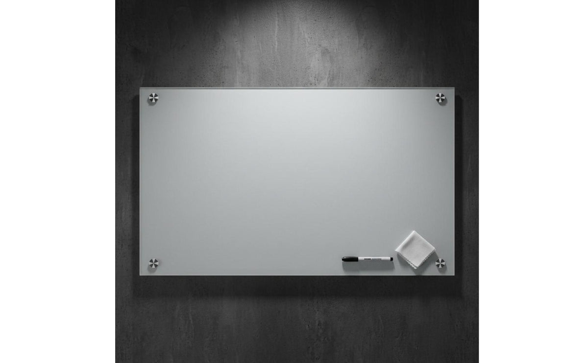 Attractive Glass Whiteboard Ultra-White Tempered Glass Whiteboard Office Display Glossy Polished for Teaching, Training