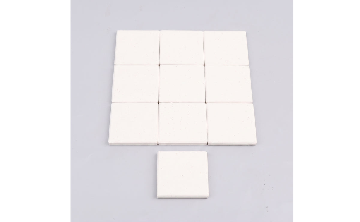 10 Pieces Porous Ceramic Coral Frag Base Water-Permeable Coral Frag Base Rough Foundation Stable for Aquariums