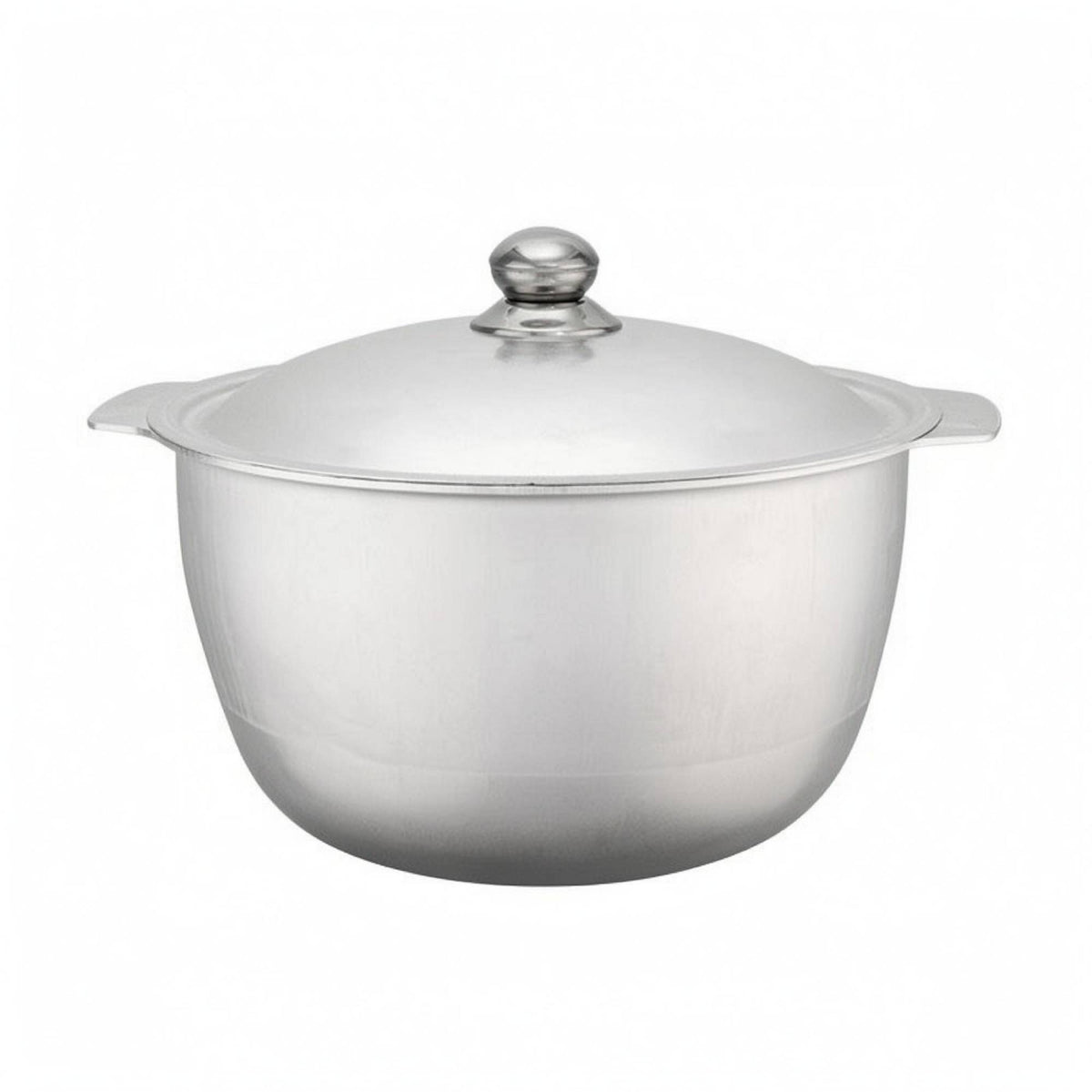Thick Aluminum Pot Thickened Deep Aluminum Pot Uniform Heat Distribution Traditional Caldero for Boiling