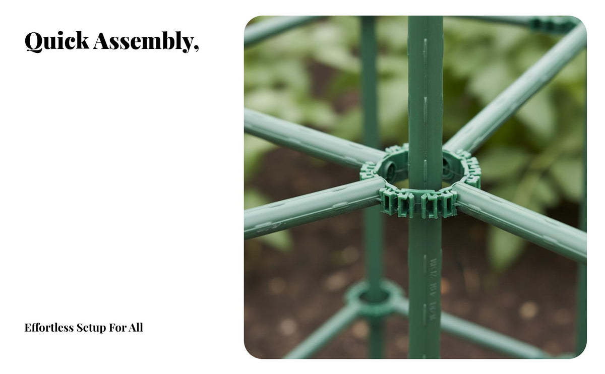 Plant Climbing Frame Weather Resistant Vine Support Stand Sturdy and Vine Support Cage for Farmers, Balcony, Patio, Farm