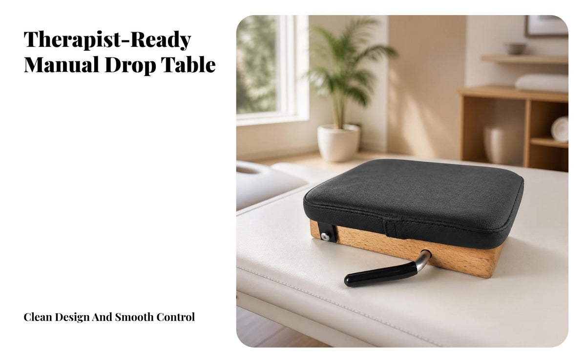 Compact Chiropractic Drop Board | Chiropractic Pressure Board with Padded Top, Portable, for Rehabilitation practices