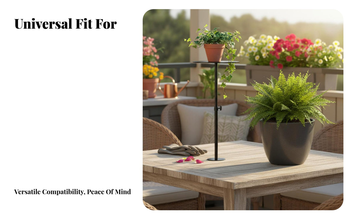 Adjustable Plant Riser Saves Soil Adjustable Planter Filler Lightens Pots Planter Space Saving Insert for Patio, Balcony