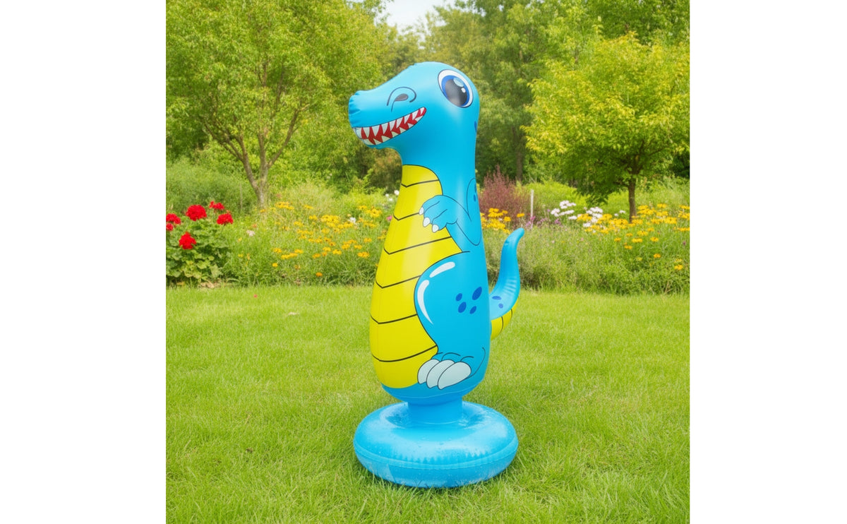 Inflatable Dinosaur Punching Bag Leak Resistant Dinosaur Bag Tear Resistant Toy for Kids, Young Children, Playroom, Home