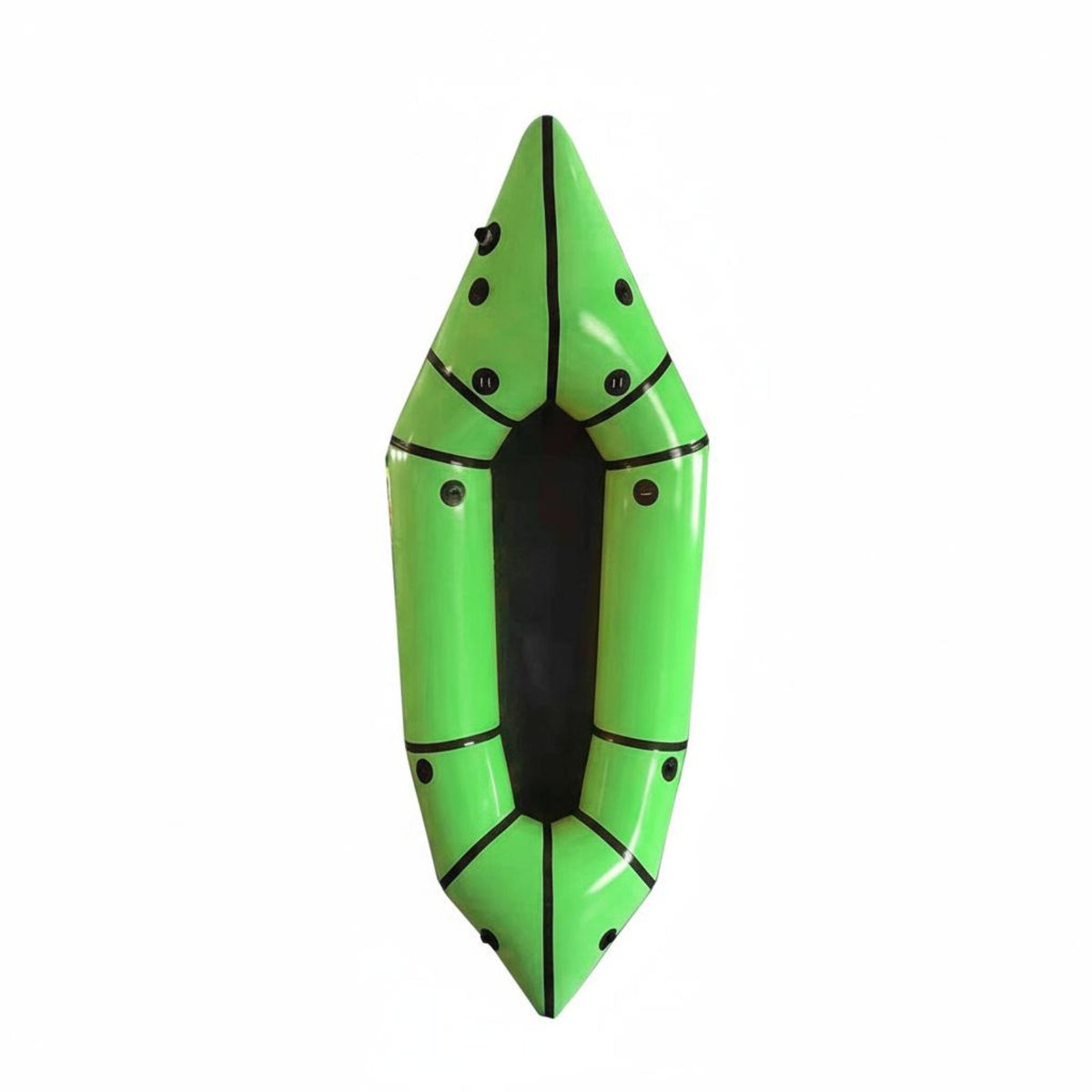 1 Person Inflatable Kayak Small Inflatable Fishing Boat Single Person Packraft Long-Lasting Portable Fishing Boat for Waterway S