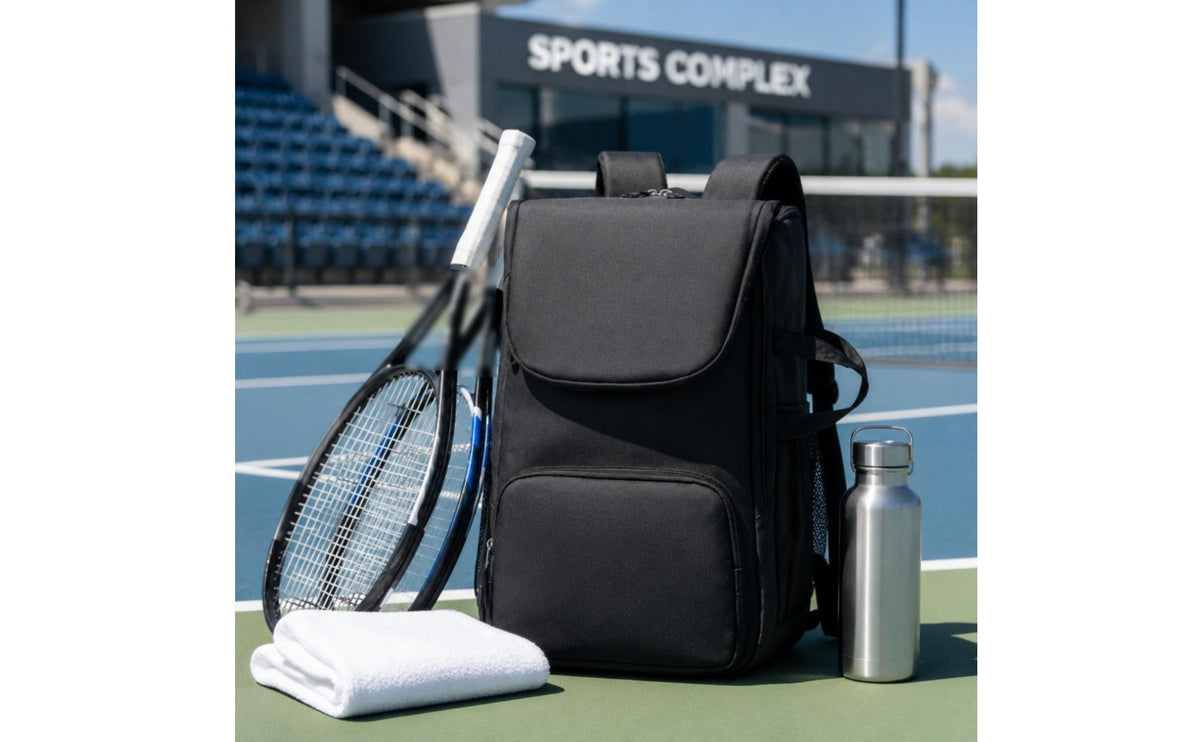 Tennis Racket Backpack Two Shoulder Straps Badminton Racket Bag Tear-Resistant Multi-Sports Gear Backpack for Travel