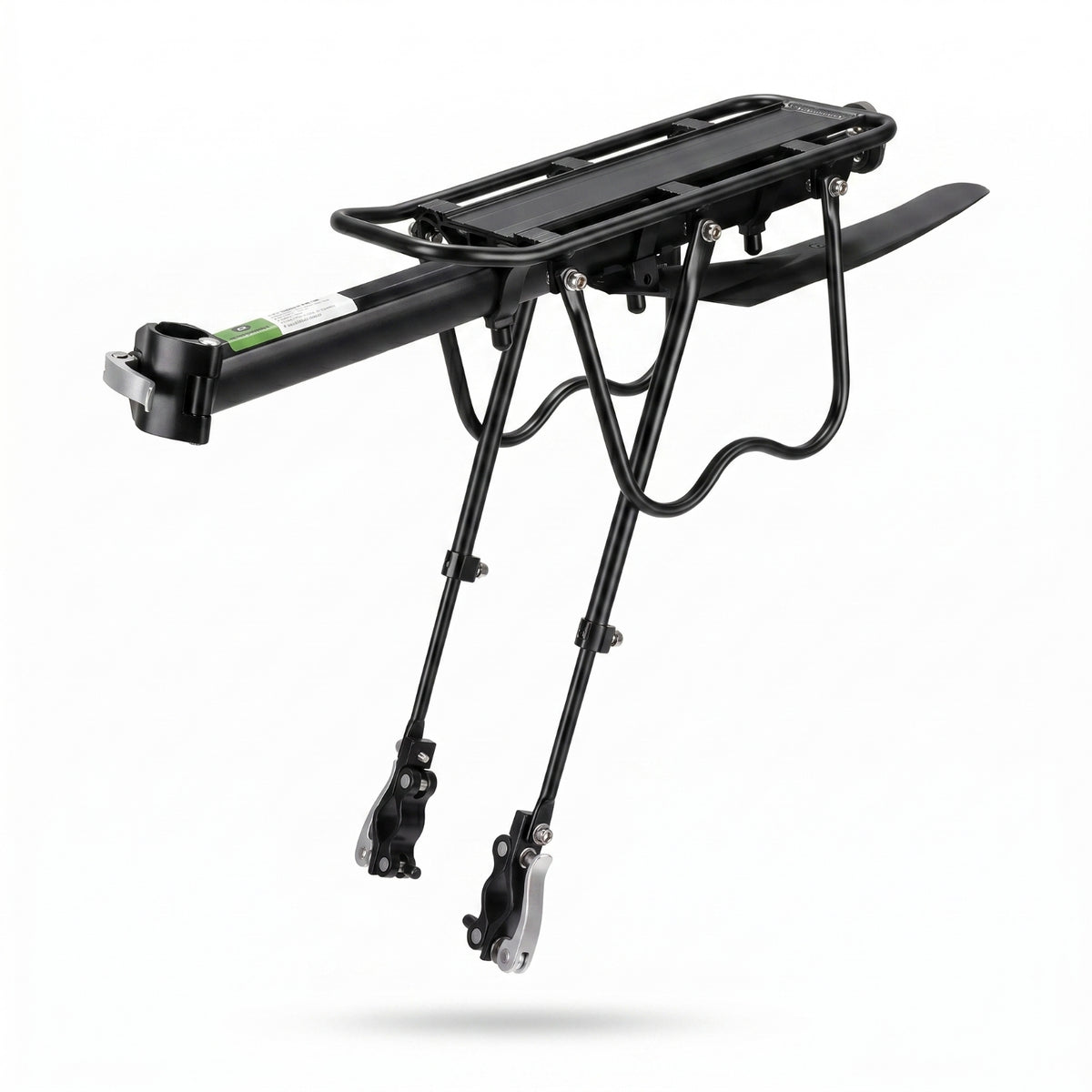 Cylindrical Bike Rack with Quick Release Clamp Reflective Bike Rack with Quick-Release Long-Lasting Sturdy for Commuters