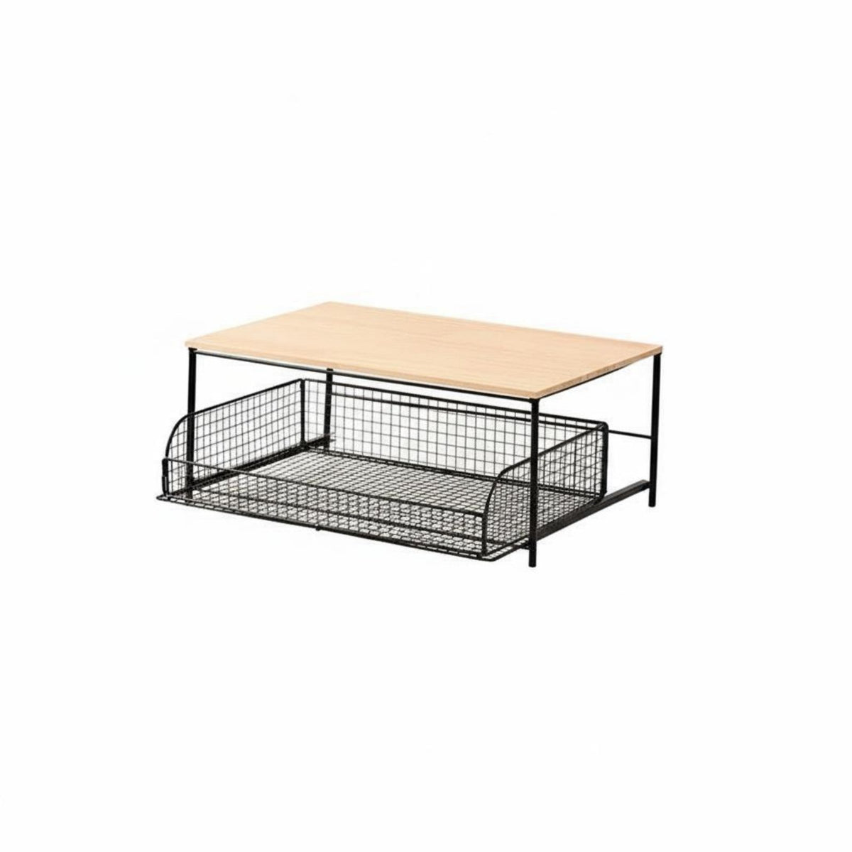 Multi-Purpose Microwave Stand with Drawer Space-Saving Kitchen Counter Organizer with Drawer Sturdy Construction Microwave Shelf Rack Load-Bearing Capacity for Pantry, Office Desk