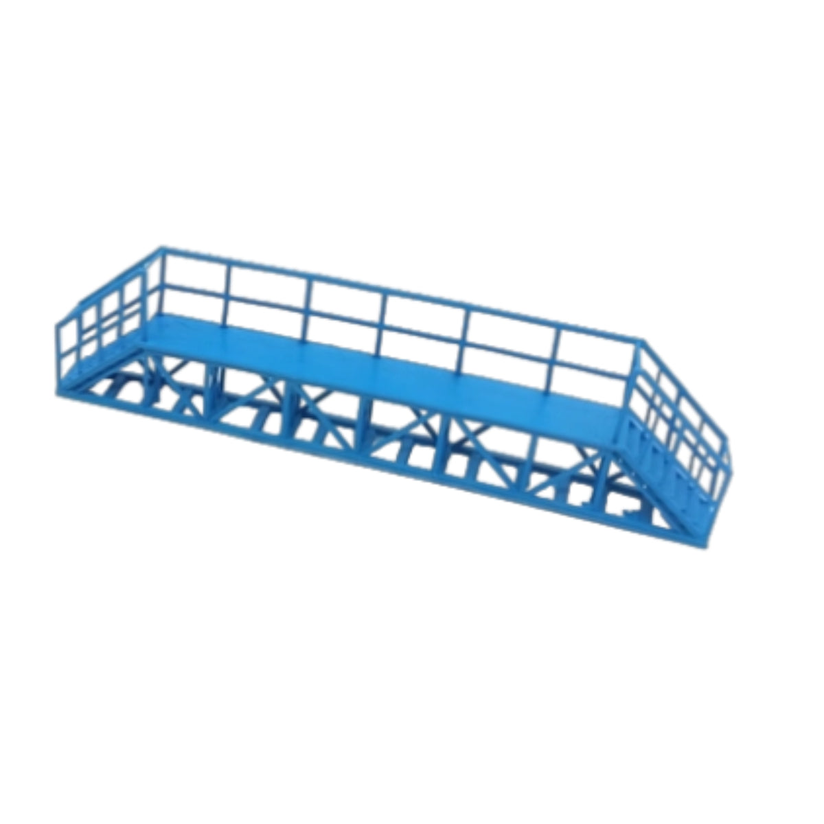 HO Scale Model Stair DIY Railway Diorama Walkway Model Stair with Railing 3D Printed Scenery Kit Unpainted