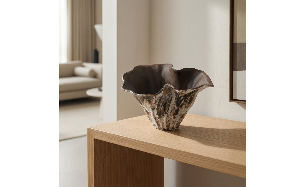 Ceramic Vase Sculptural Decorative Vase Versatile Decorative Vessel for Homeowners