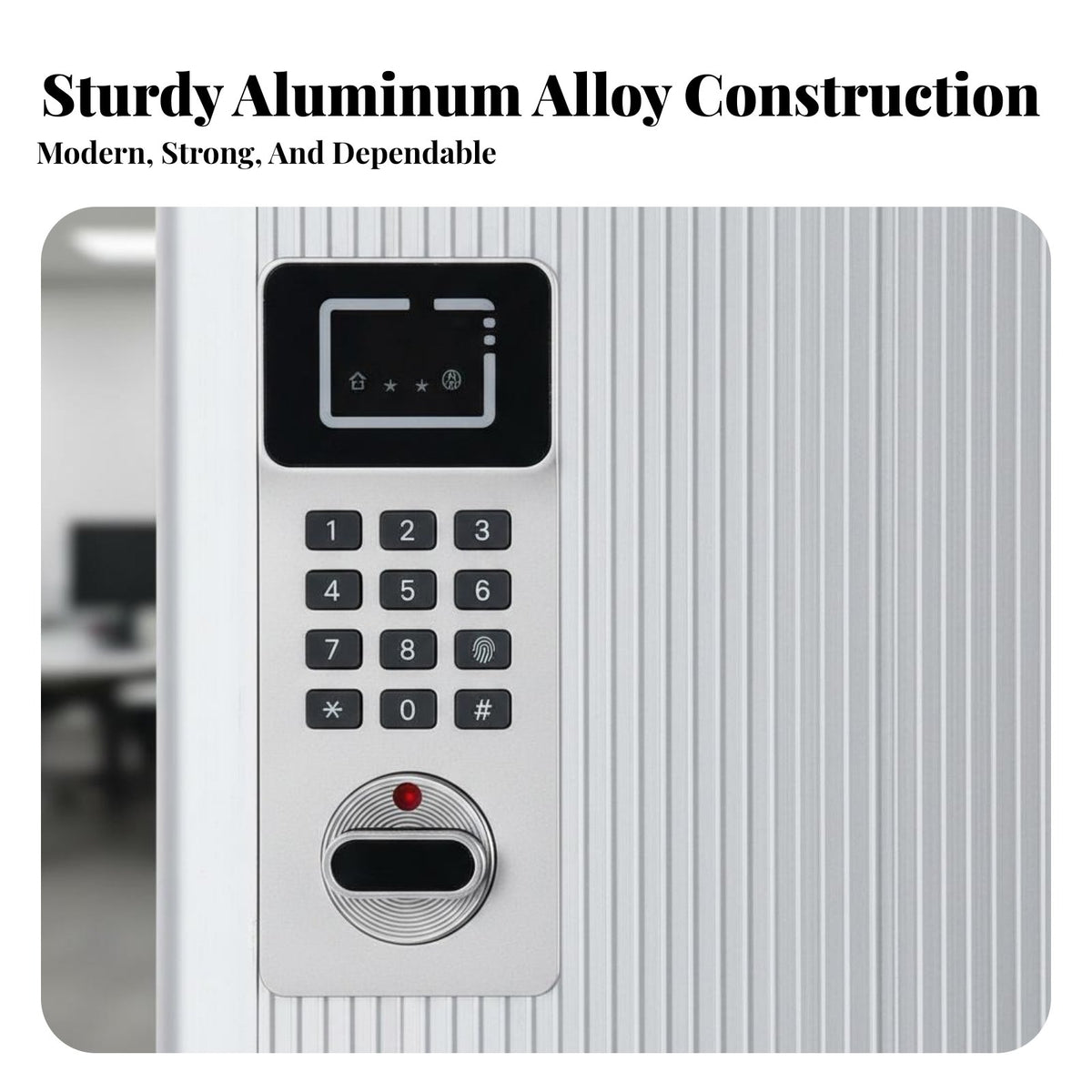 Wall-Mounted Design Digital Key Cabinet Programmable Code Electronic Key Safe Easy Installation Lock Box Sturdy Construction for Property Estate Agents, Property Managers, Rental Properties, Building Management, Auto Repair Shop, Commercial Areas
