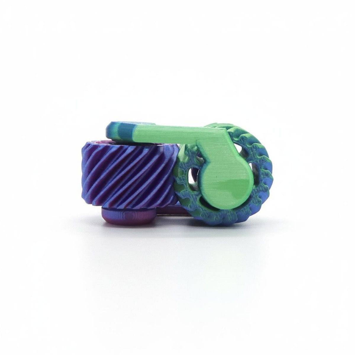 Stress Relief 3D Printed Fidget Twirler Long-Lasting Gear Fidget Twirler Effortless Rotating Finger Roller Toy Portable for Office, Travel