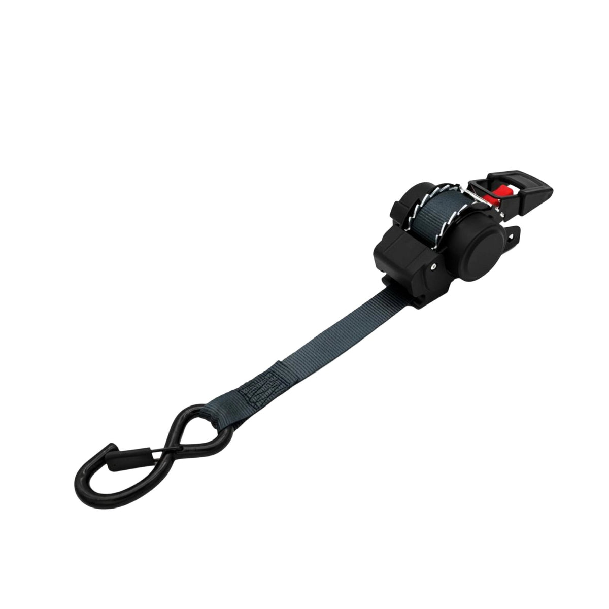 4 Pieces Tangle Tangle-Resistant Heavy Duty Ratchet Tie-down Quick Release Mechanism Retractable Ratchet Strap S-Hooks for Truck Drivers