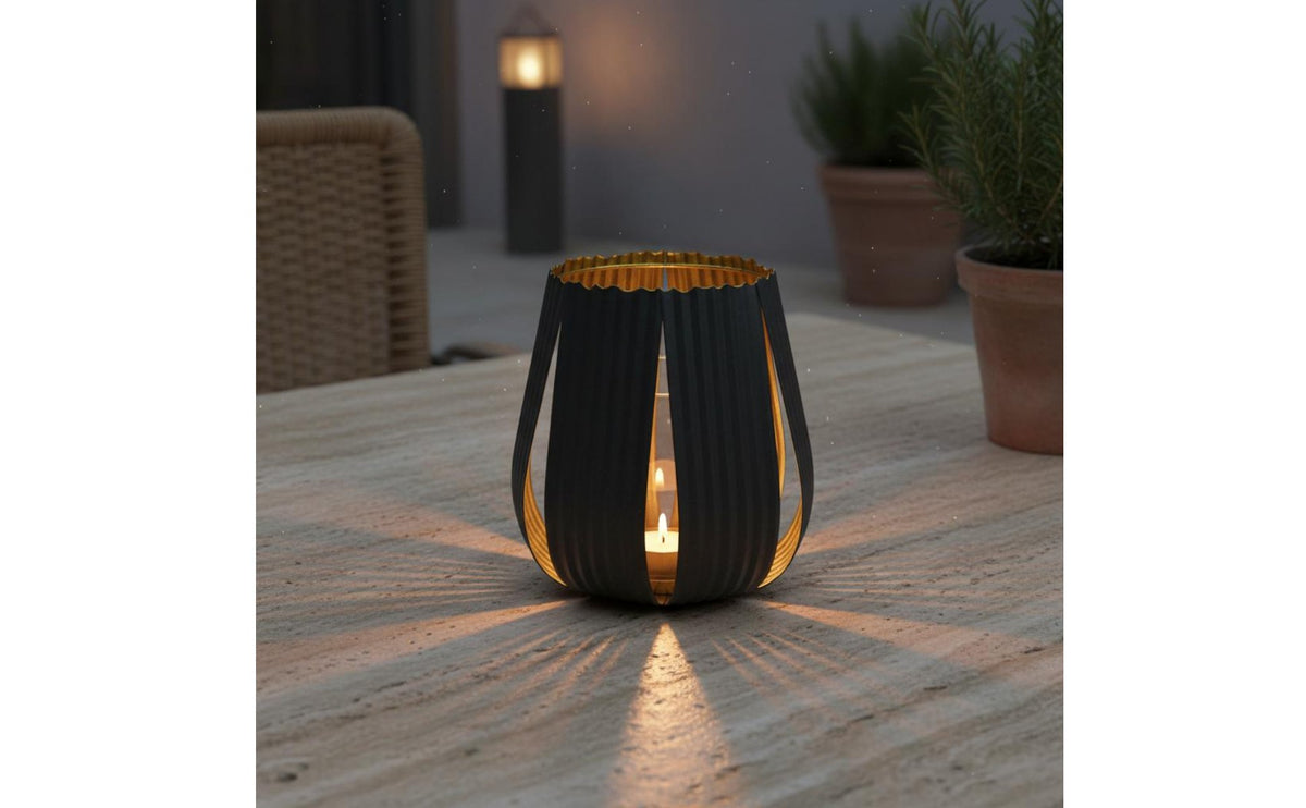 North African Candle Lantern Iron Decorative Metal Candle Holder Indoor & Outdoor Use Home Decor for Courtyard