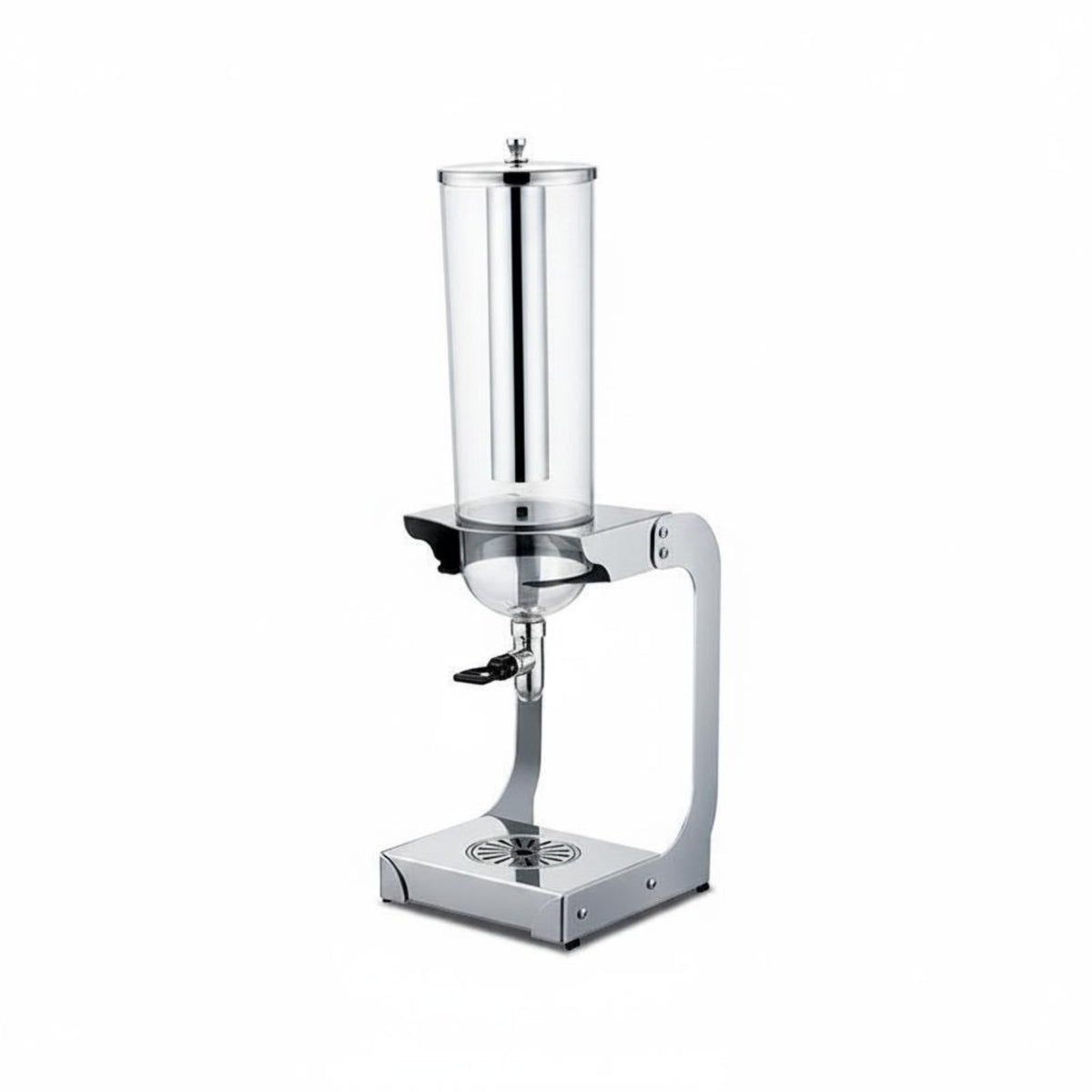 Cold Drink Dispenser with Ice Core Transparent Container Buffet Juice Dispenser Commercial Grade Catering Equipment for Restaurant, Party