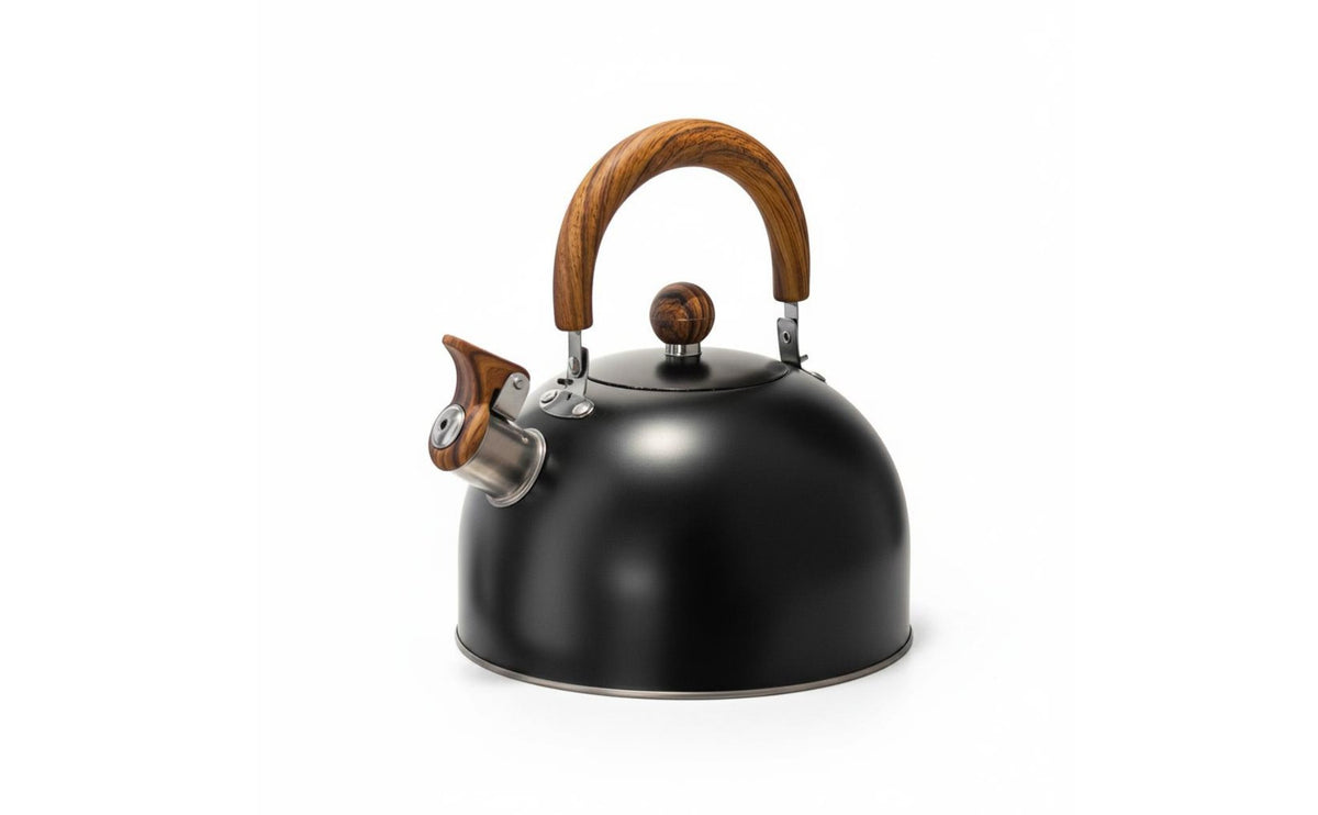 3 L Whistling Tea Kettle European Design Wood Handle Tea Kettle Audible Whistle