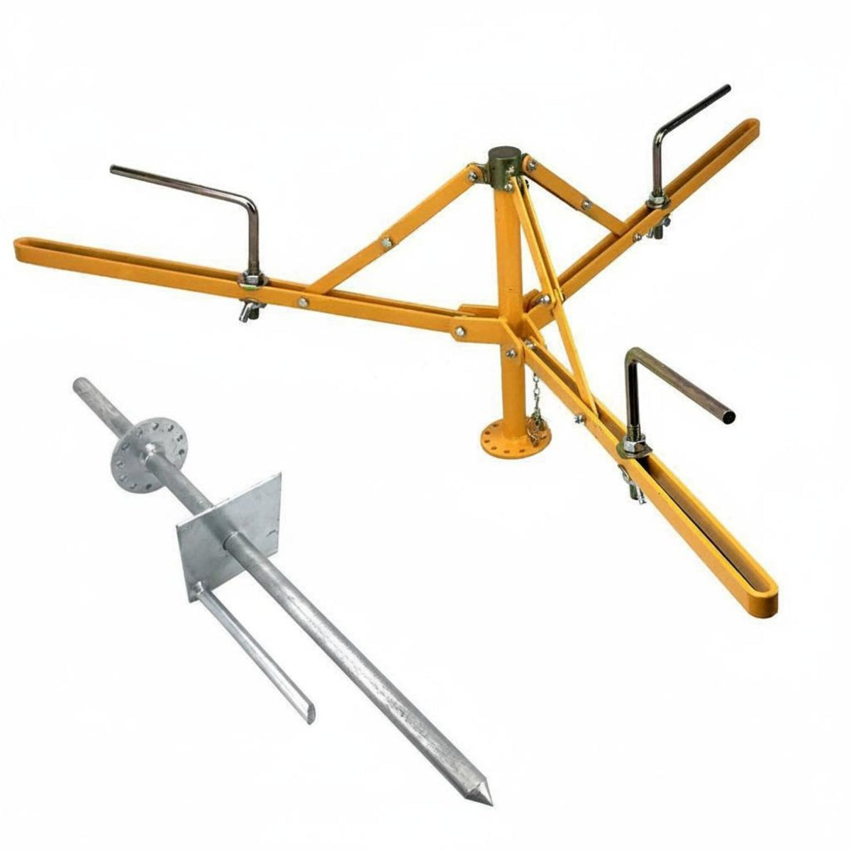 Heavy Duty Steel Collapsible Fence Wire Jenny Rotating Wire Dispenser for Farmers