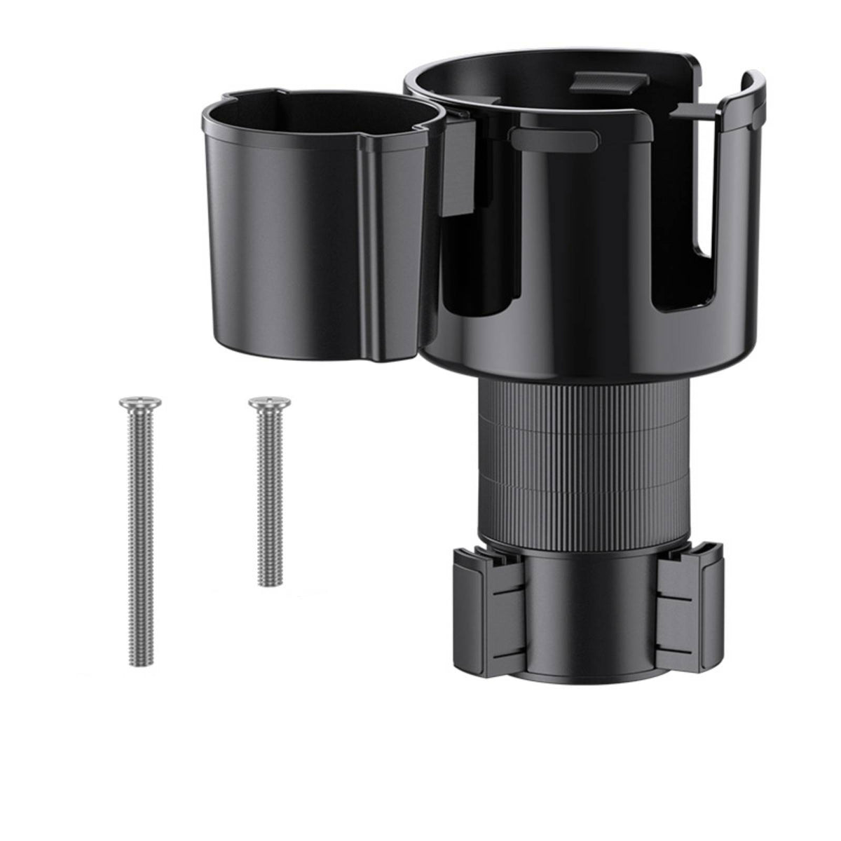 Car Cup Holder Adjustable Height Two-Holder Adapter Expandable Organizer for Commuters