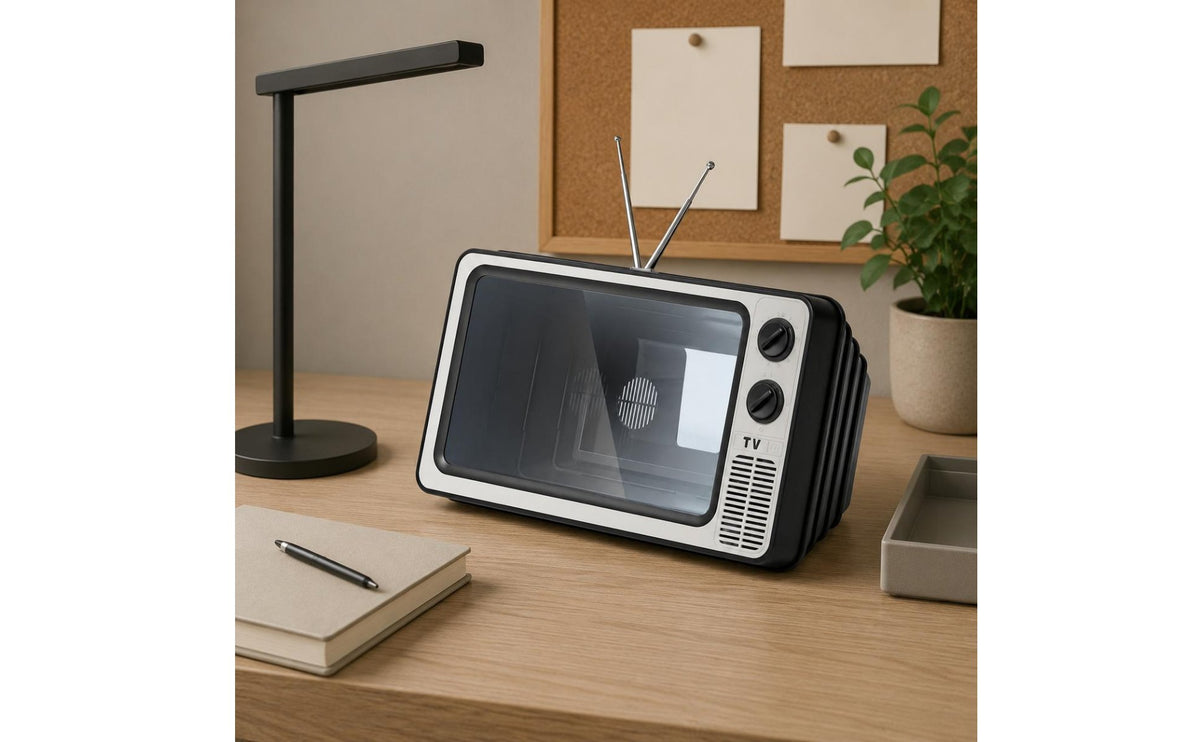 Retro TV Screen Magnifier Clear Mobile Accessory Easy to Use for Bedside, Travel