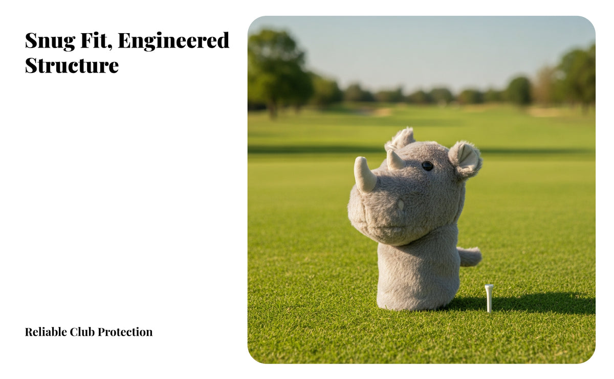 Eye Catching Rhinoceros Golf Club Cover | guard, Novelty, Animal Golf Headcover