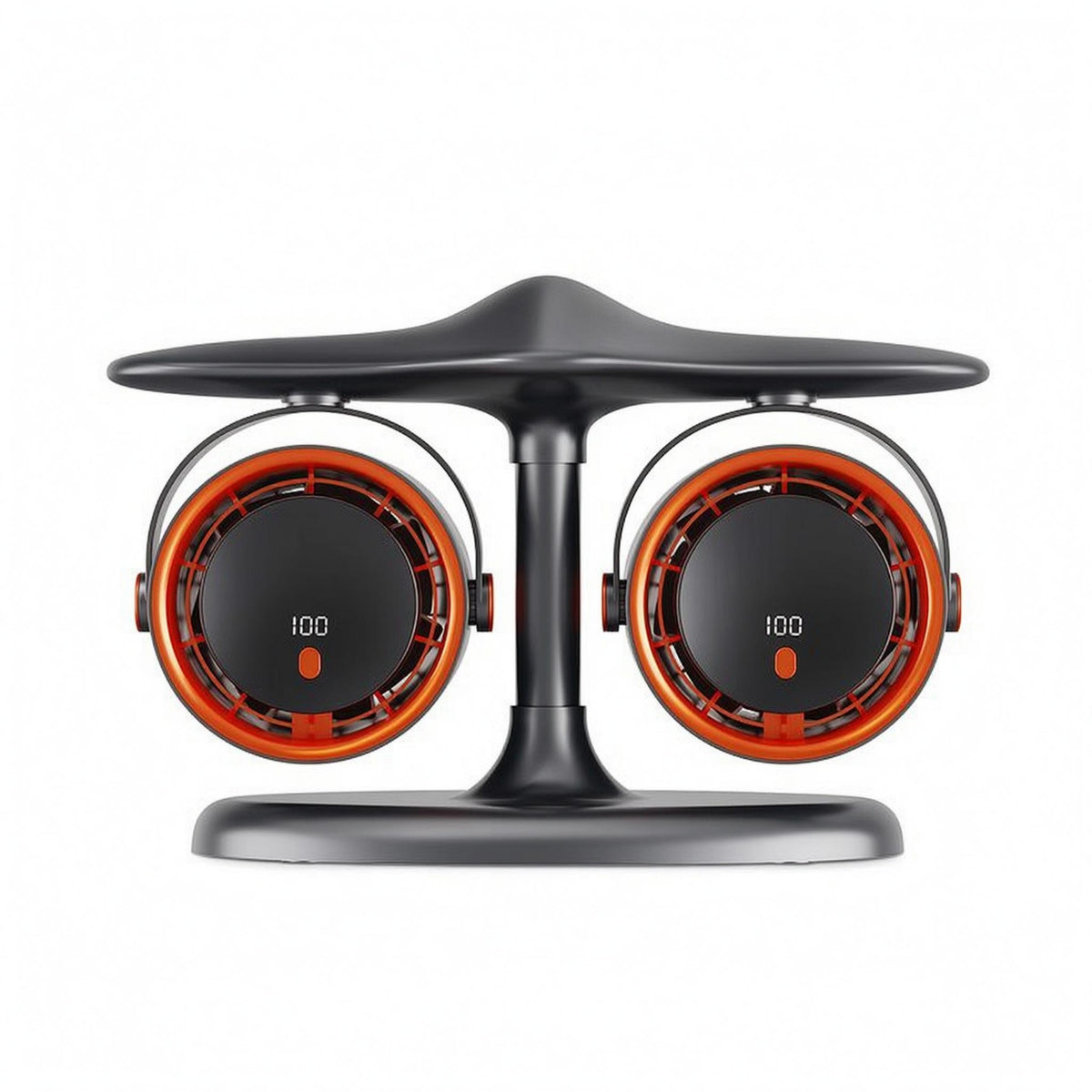 5-Speed twinHead Desktop Fan 90-Degree Tilt twinHead Desk Fan
