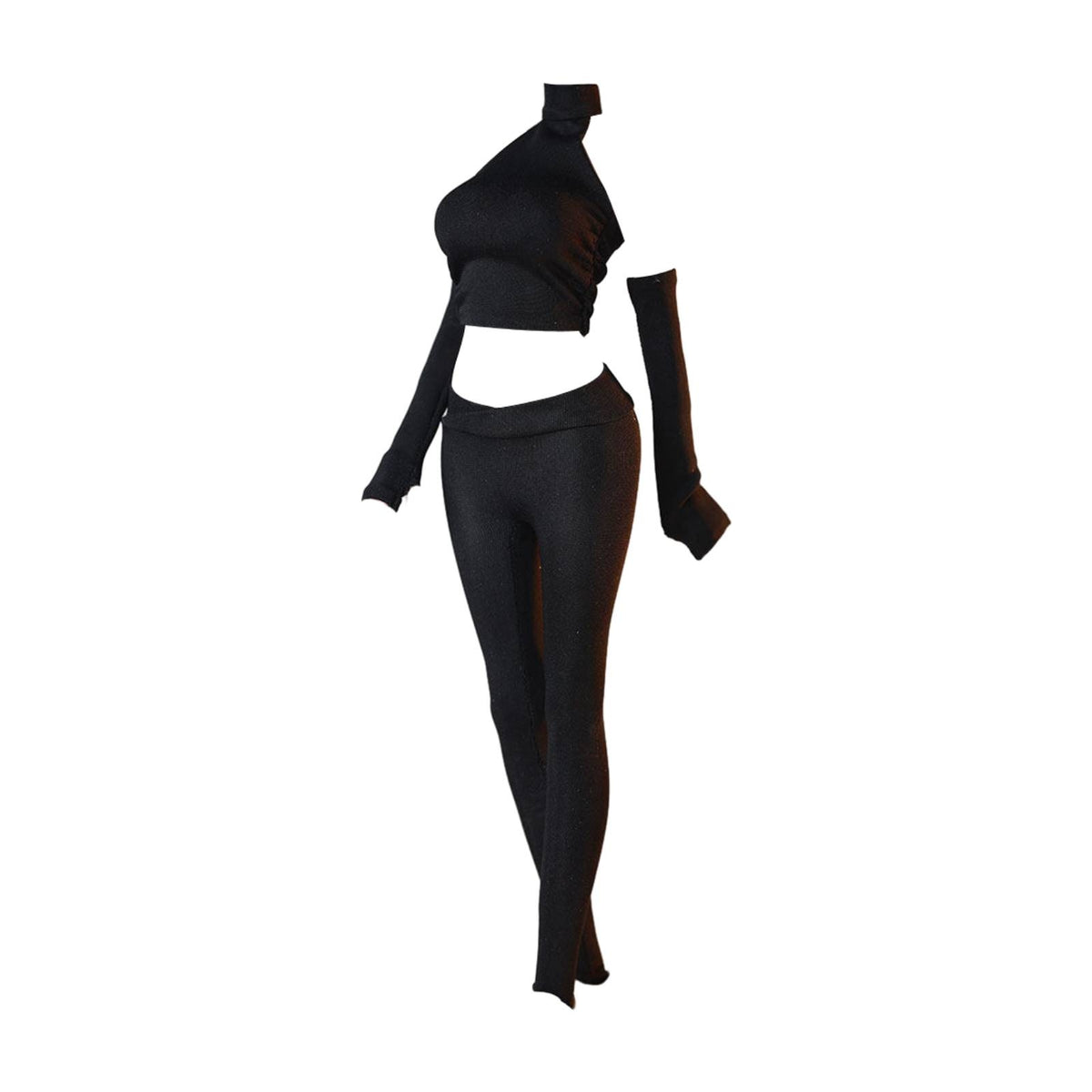 Doll Stretching Outfit Toy Clothing Form-Fitting Textured Doll Pants Set