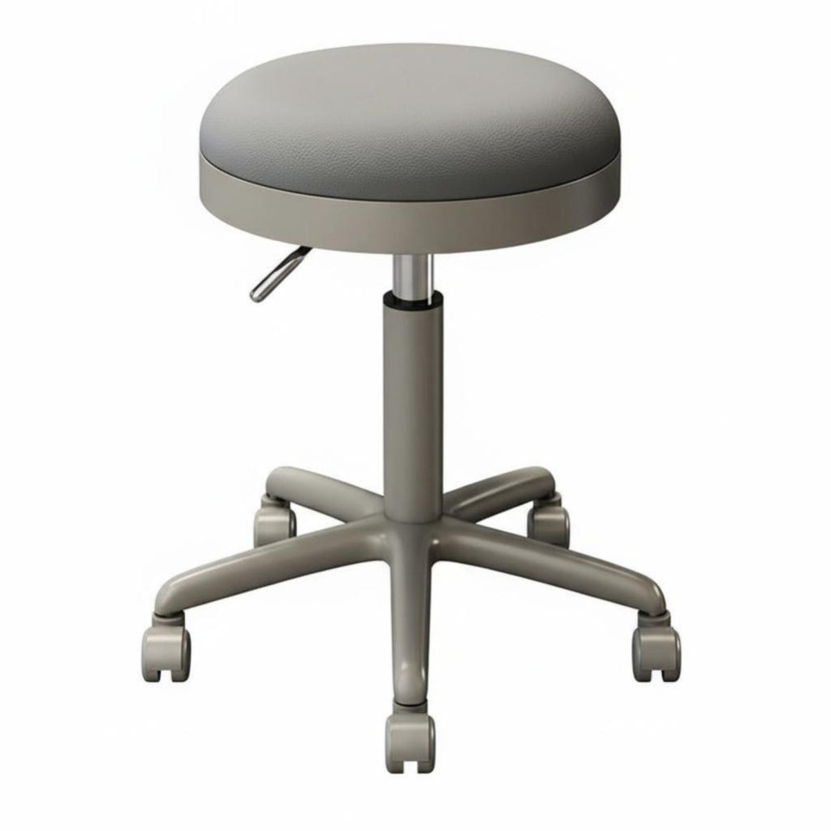 360-Degree Swivel Adjustable Wheeled Stool Effortless Rolling Wheels Adjustable Five-Wheel Stool Floor-Friendly Casters Seating Furniture Padded Cushion for Hairstylists, Professionals, Beauty Salon, Barbershop, Studio Parlor
