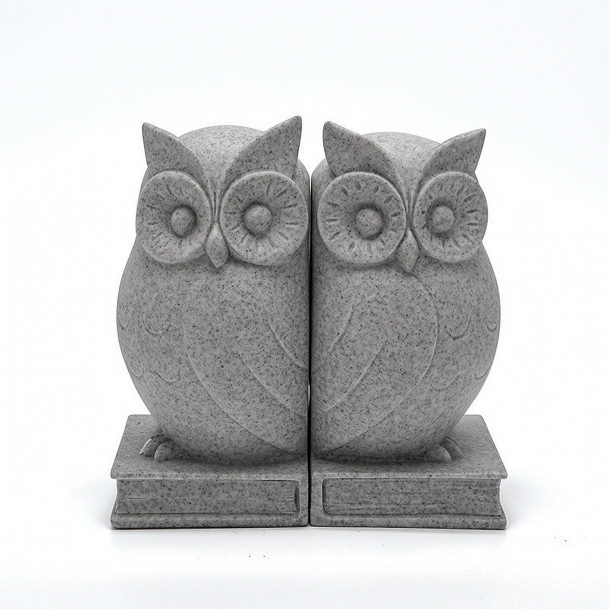 Bookends Sculptural Bookends with Rectangular Base Cute Bookend Holder for Living Room