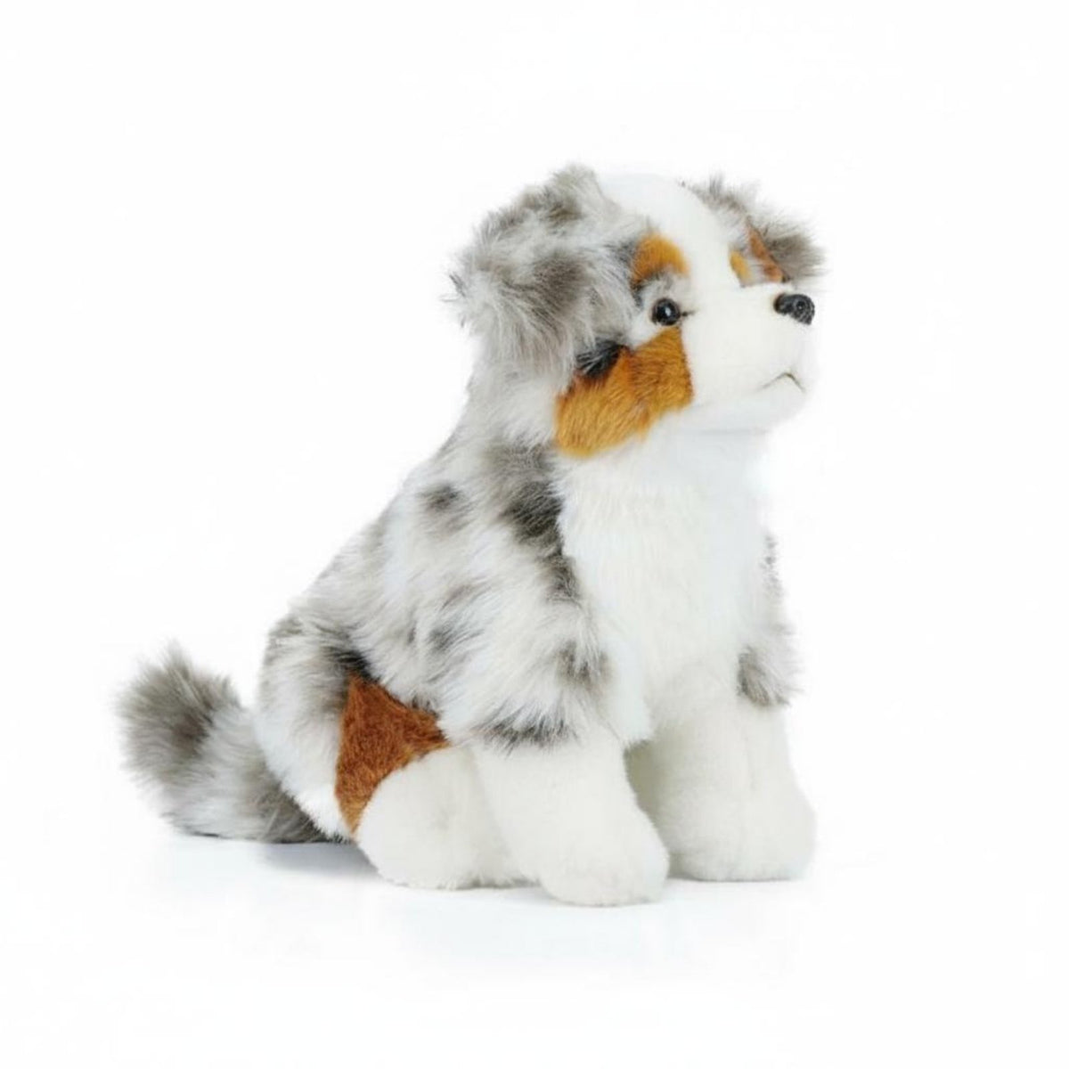 Australian Herder Stuffed Dog Detailed Australian Herder Stuffed Dog Toy for Nursery