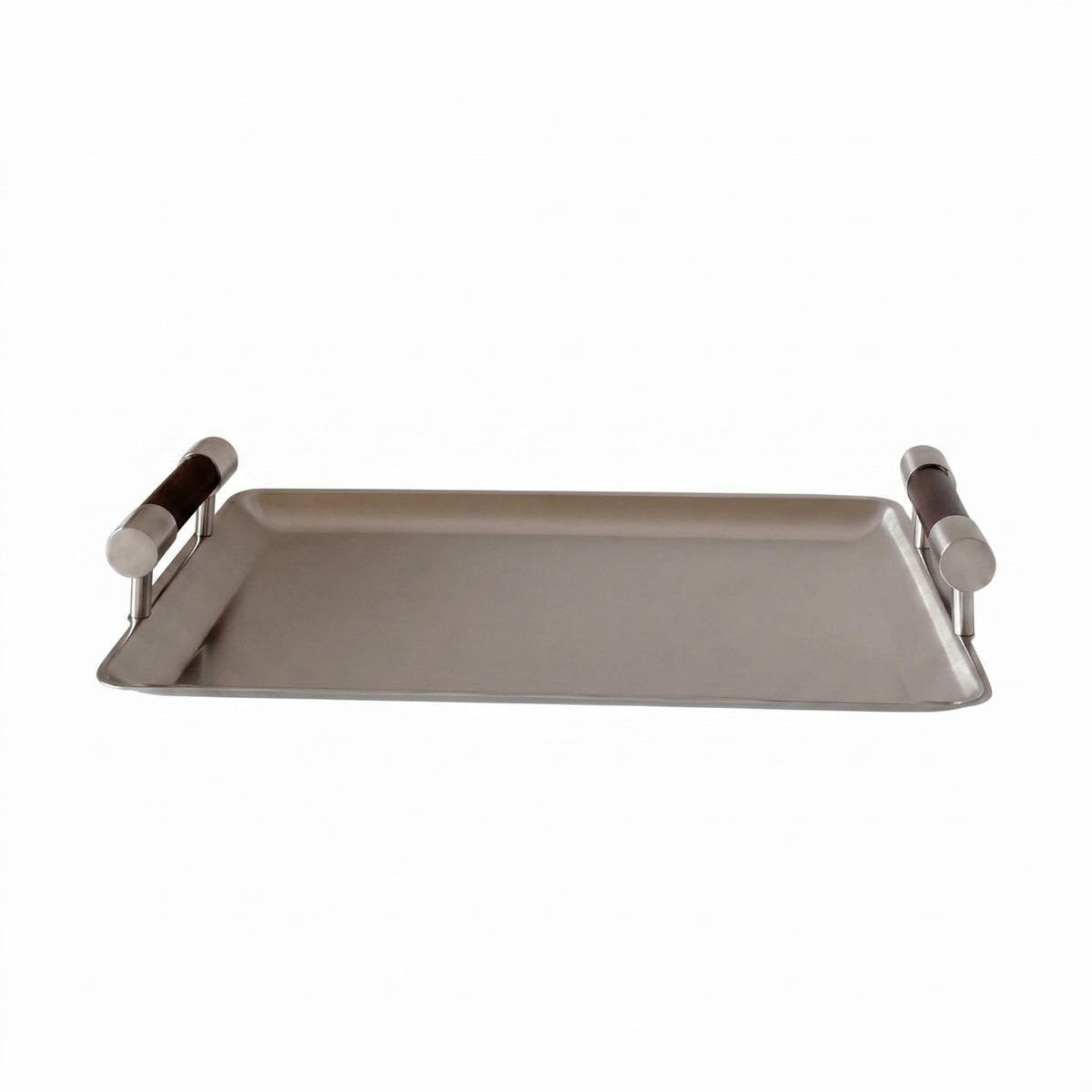 Rectangular Metal Tray Nordic Style Stainless Steel Tray Easy to Clean Home Accessory