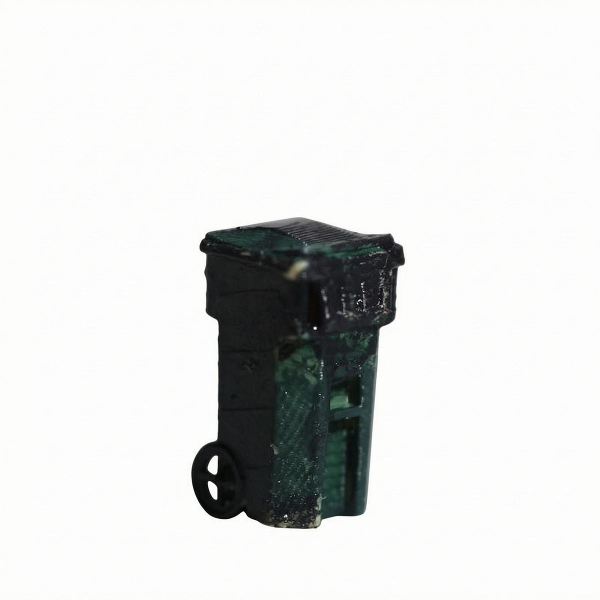 1:64 Scale Mini Trash Bin Molded Lid Model Scene Trash Bin Scene Decoration Mini Waste Container Realistic Details