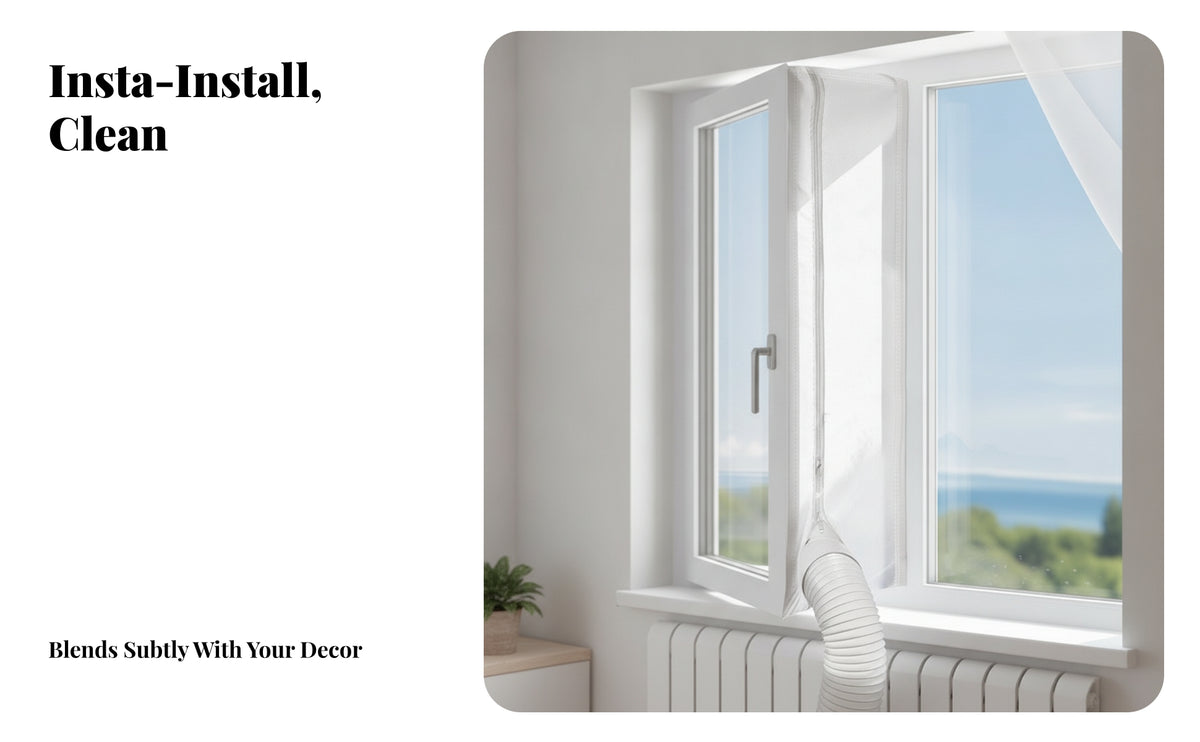 Triangular Portable Cooling Unit Window