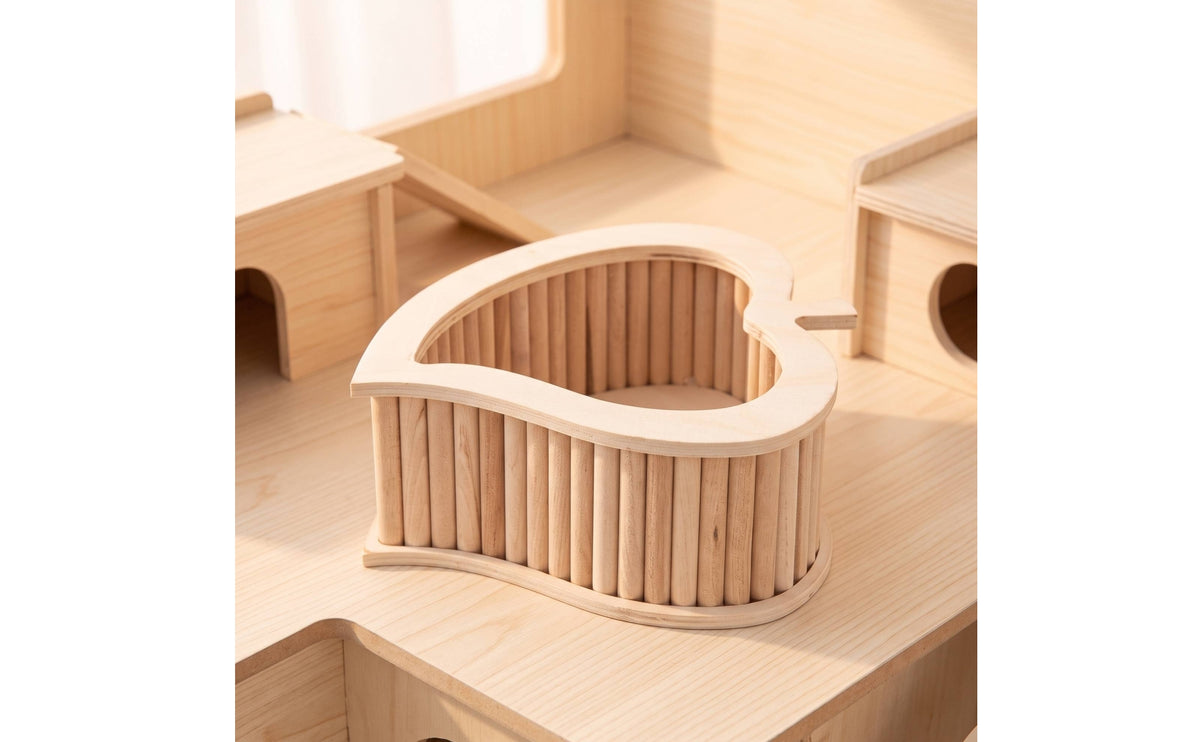 Hamster Sand Bath Compact Foraging Box Litter Pan for Hamsters, Small Pets
