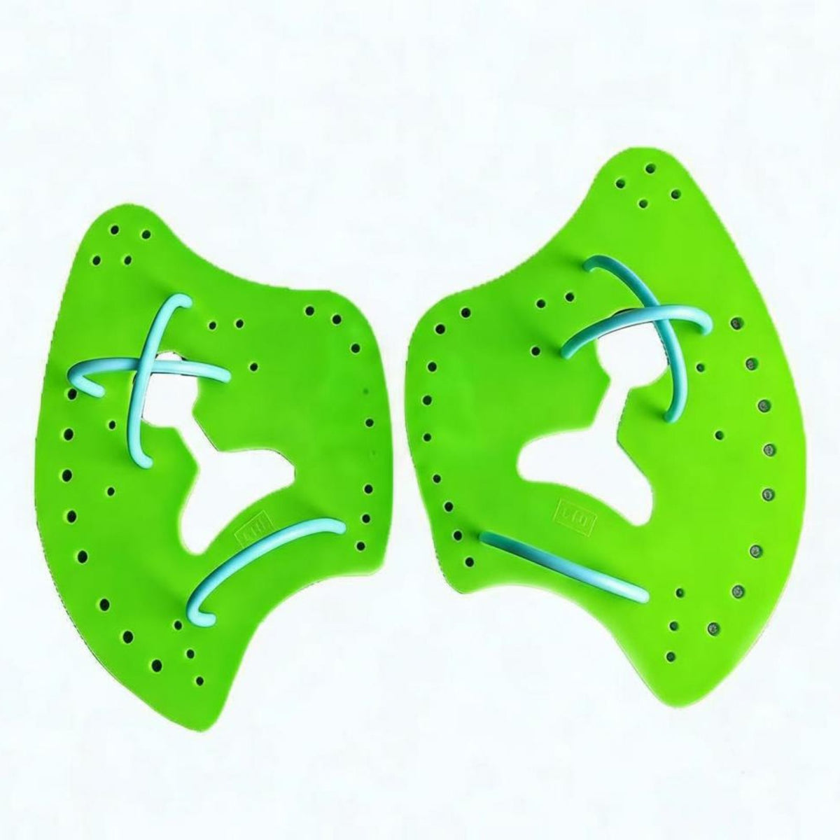2 Pieces Improve Arm Strength Shaped Swim Paddles Ergonomic Design Swimming Training Paddles Lightweight for Adults, Men, Water Exercise