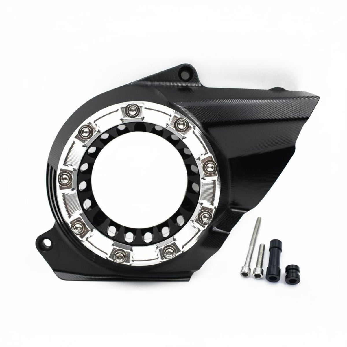 Precise Fit Transparent Drive Cover Anodized Finish CNC Aluminum Drive Belt Cover Lightweight Clear CVT Case Guard Heavy Duty for Scooter Riders