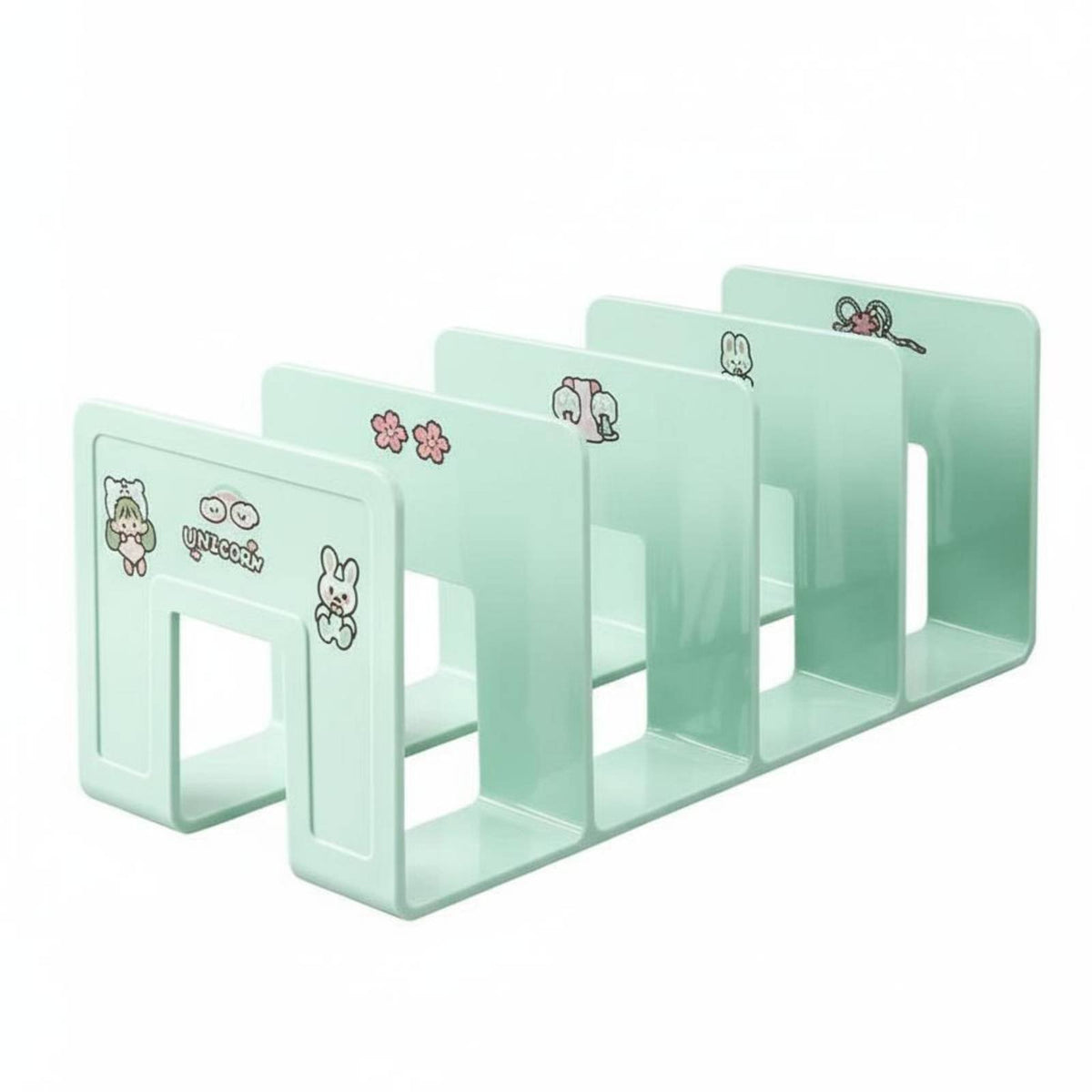 Transparent Look L-Shaped Bookend Space Saving Desktop Stand Minimalist Design Shelf Partition Non-Slip Base for Students, Book Lovers, Office Workers, Desk, Study Room, shelf unit, Library