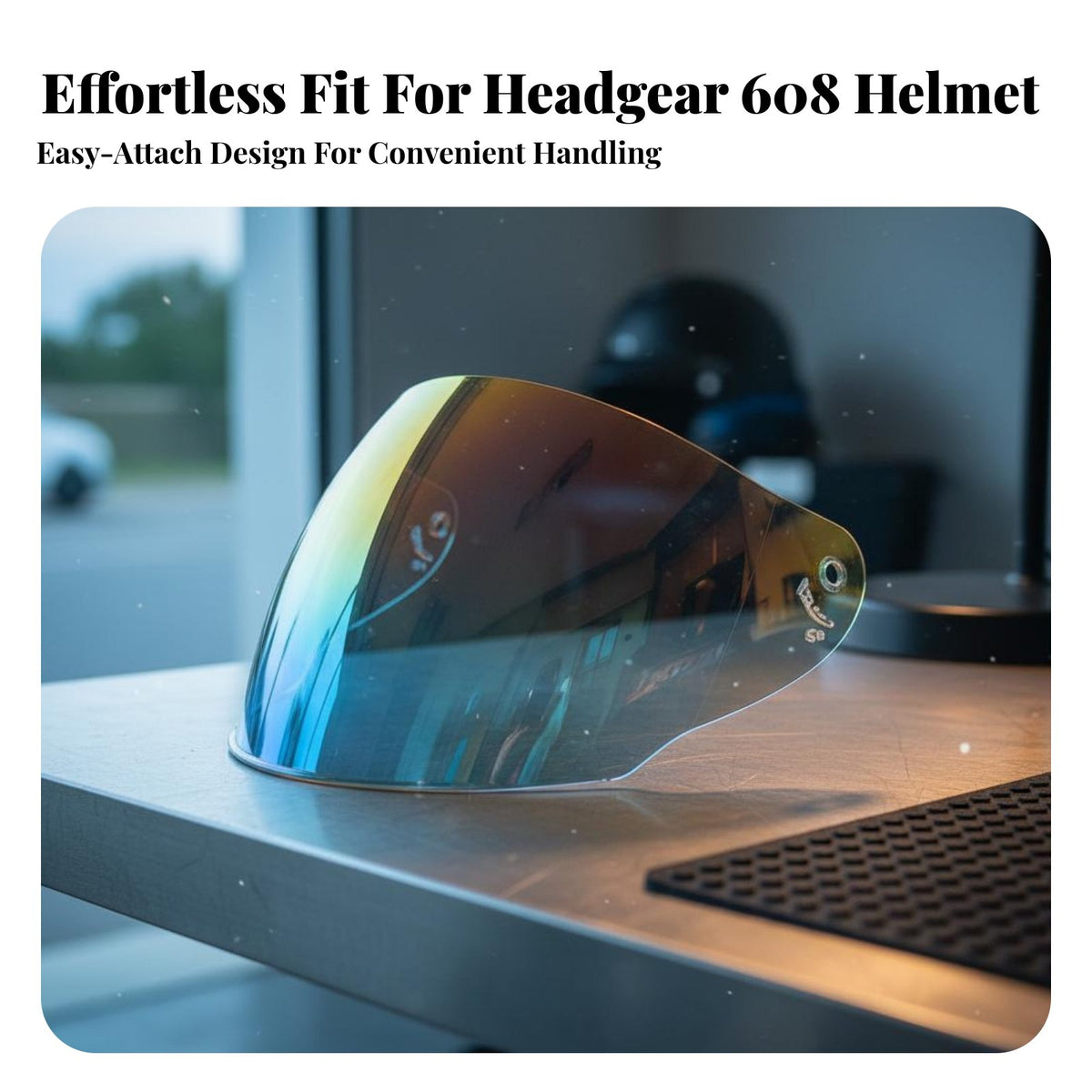 Day and Night Universal LS2 OF608 Helmet Visor Clear Vision Motorcycle Helmet Visor Windproof Anti-Scratch for in All Conditions Riding, Daily Commute