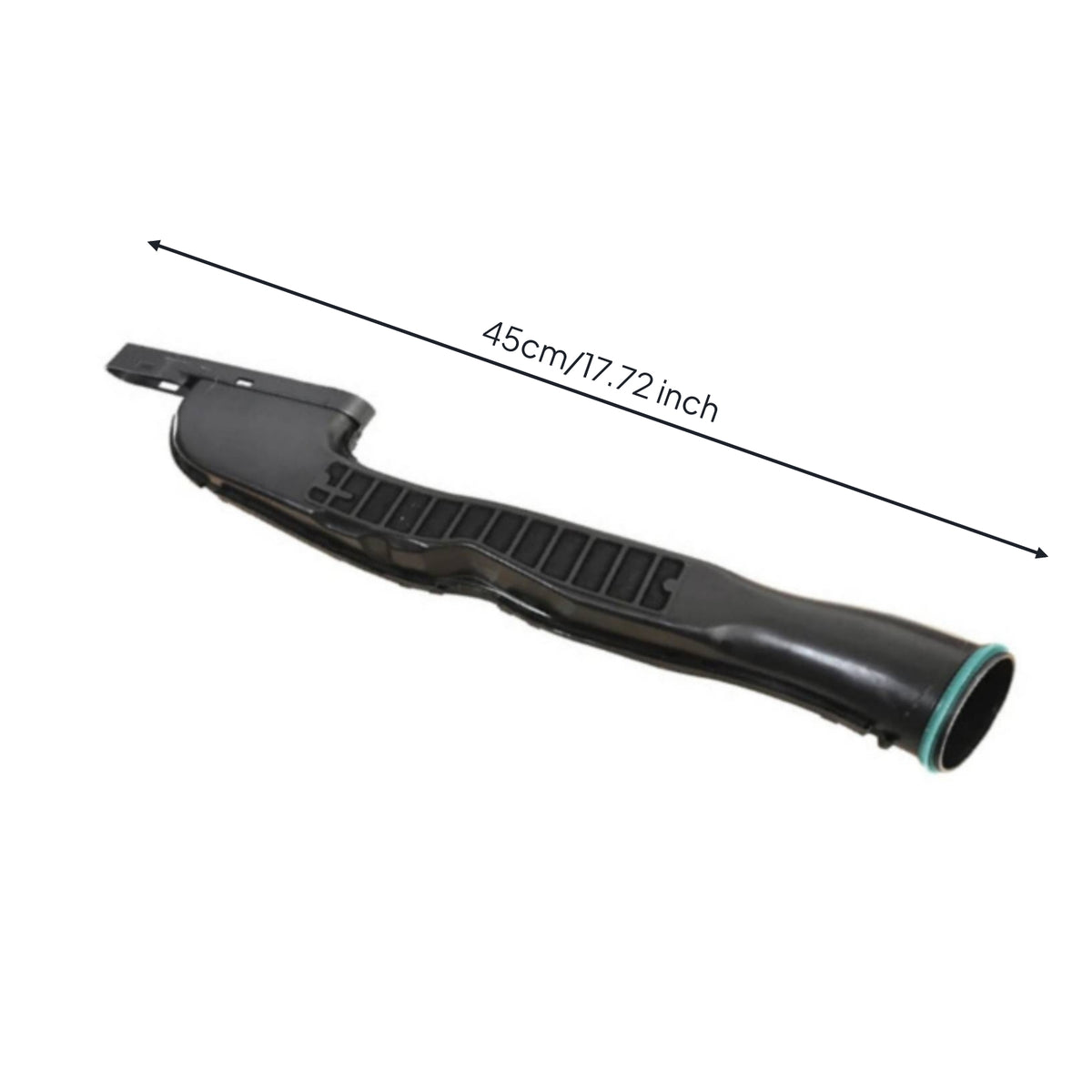 Replacement Air Intake Pipe with Rubber Seal Seal Leak-Resistant Air Intake Pipe Ribbed Car Part Sturdy for Mechanics